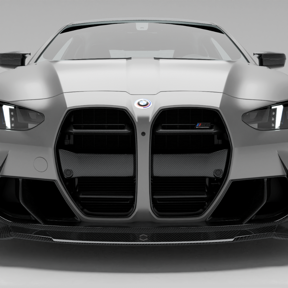 RevoZport Carbon Fiber Front Grill ( without ACC£© Compatible With BMW M4 G82
