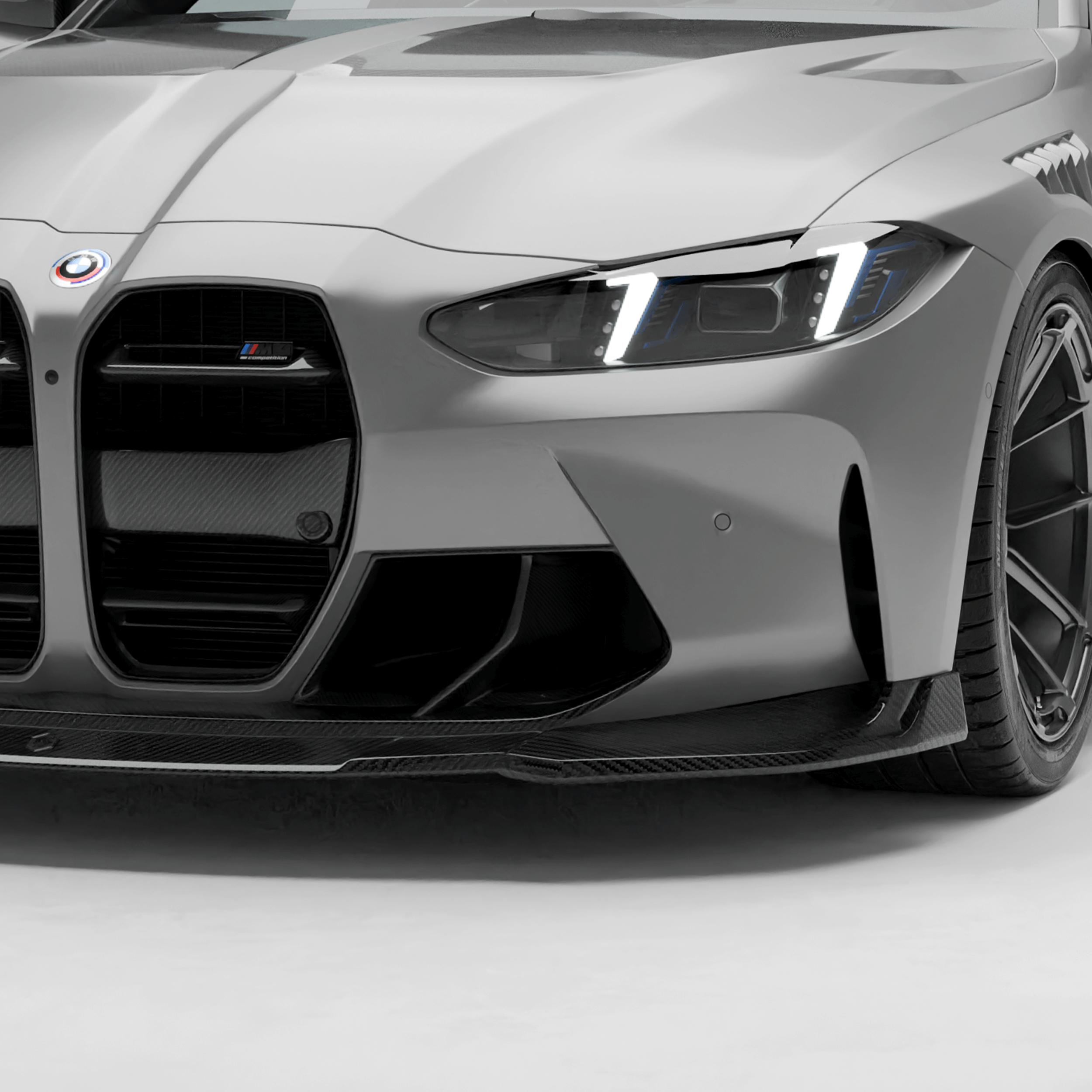 RevoZport Carbon Fiber Front Vents Compatible With BMW M4 G82