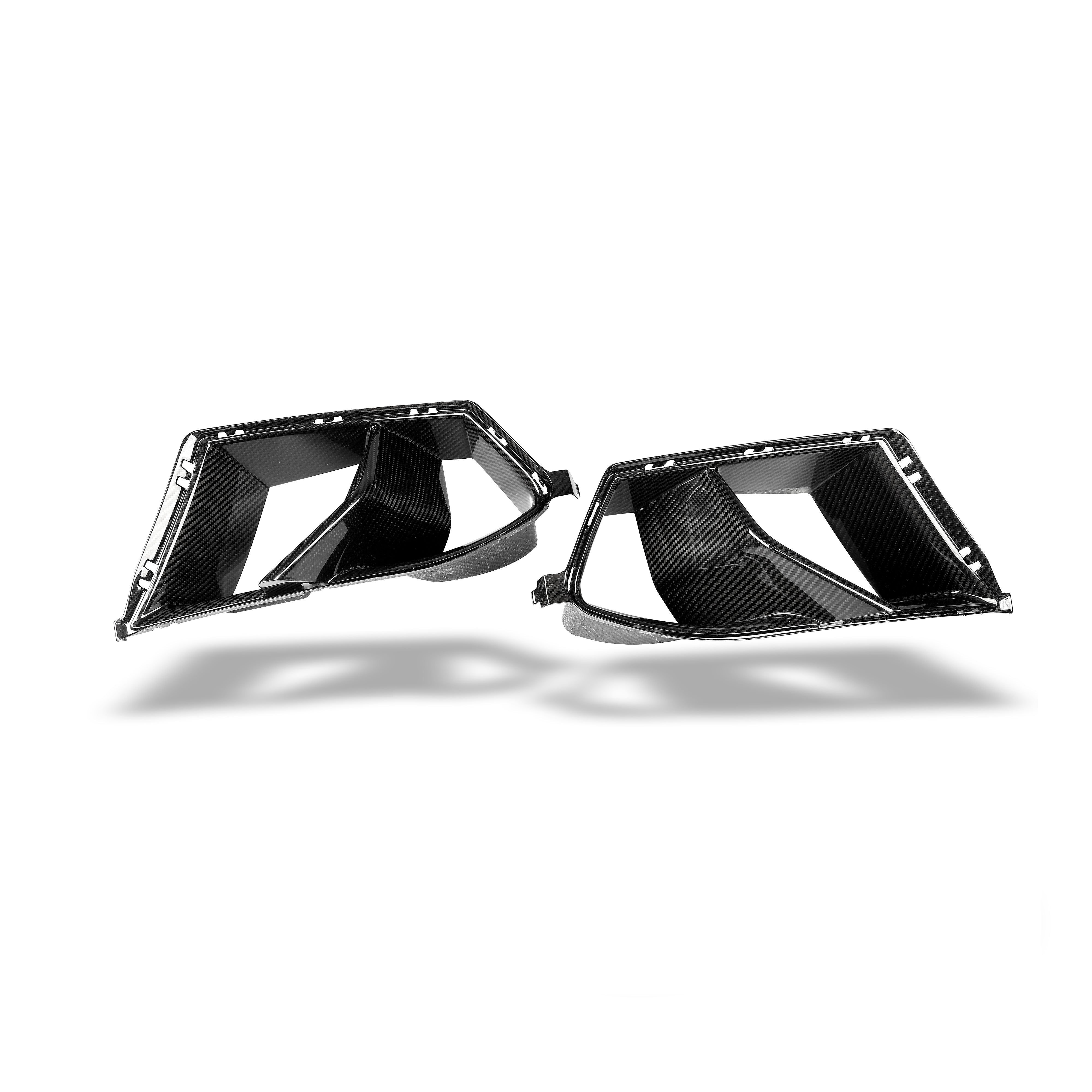 RevoZport Carbon Fiber Front Vents Compatible With BMW M4 G82