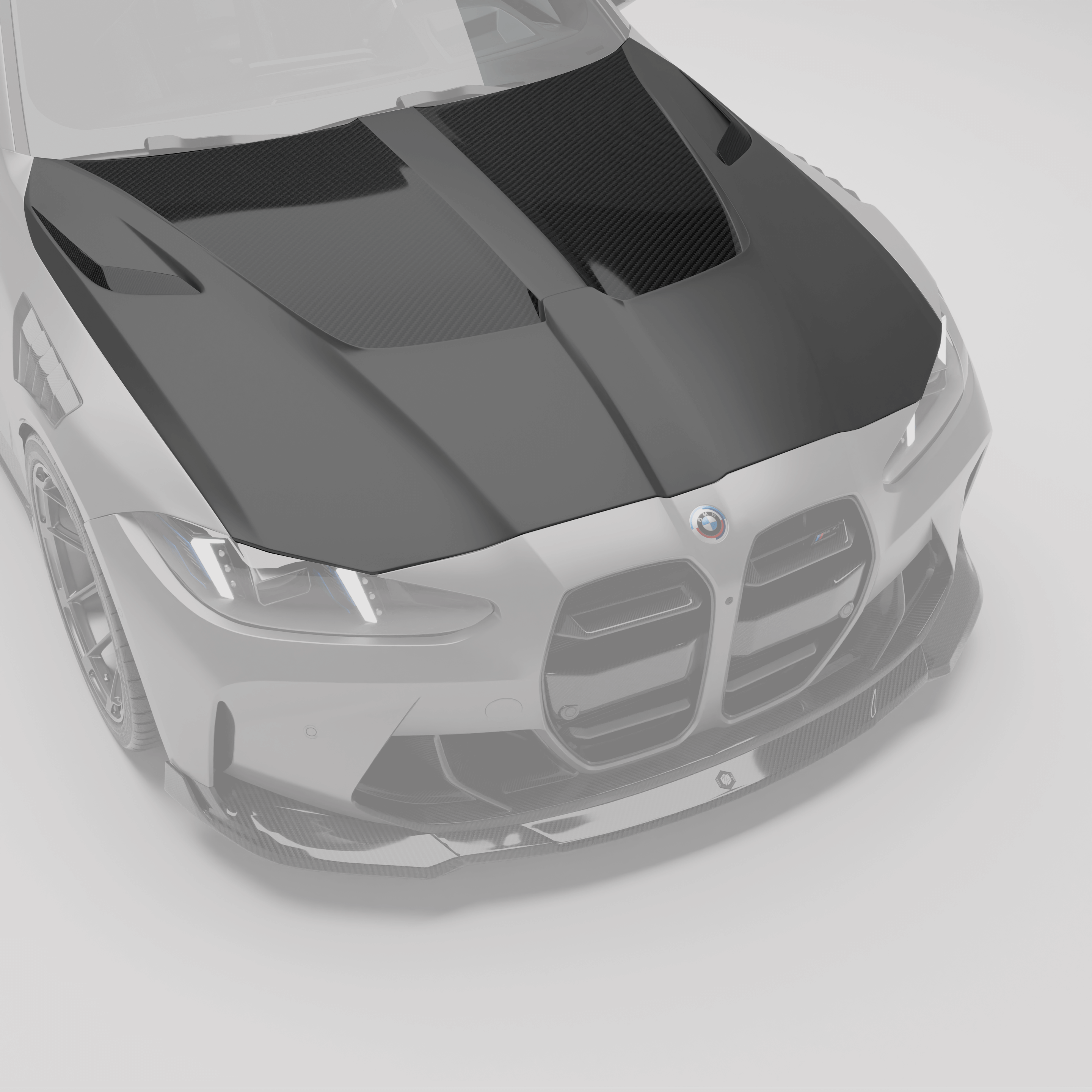 RevoZport Carbon Fiber Hood Compatible With BMW M4 G82