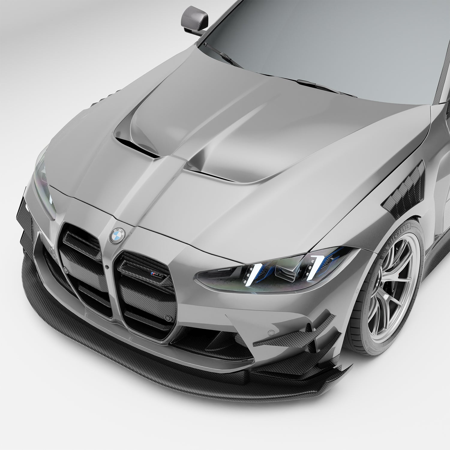 RevoZport Carbon Fiber Aero Hood Compatible With BMW M4 G82
