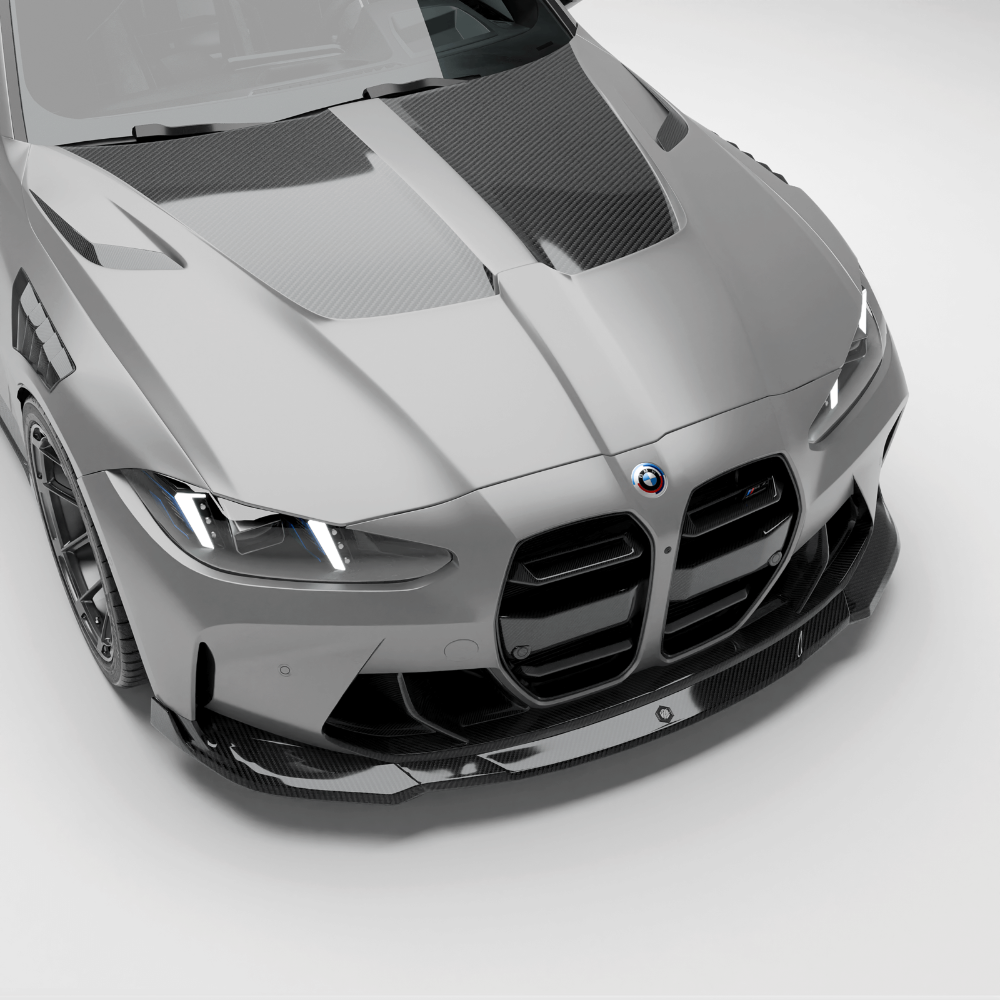 RevoZport Carbon Fiber Hood Compatible With BMW M4 G82