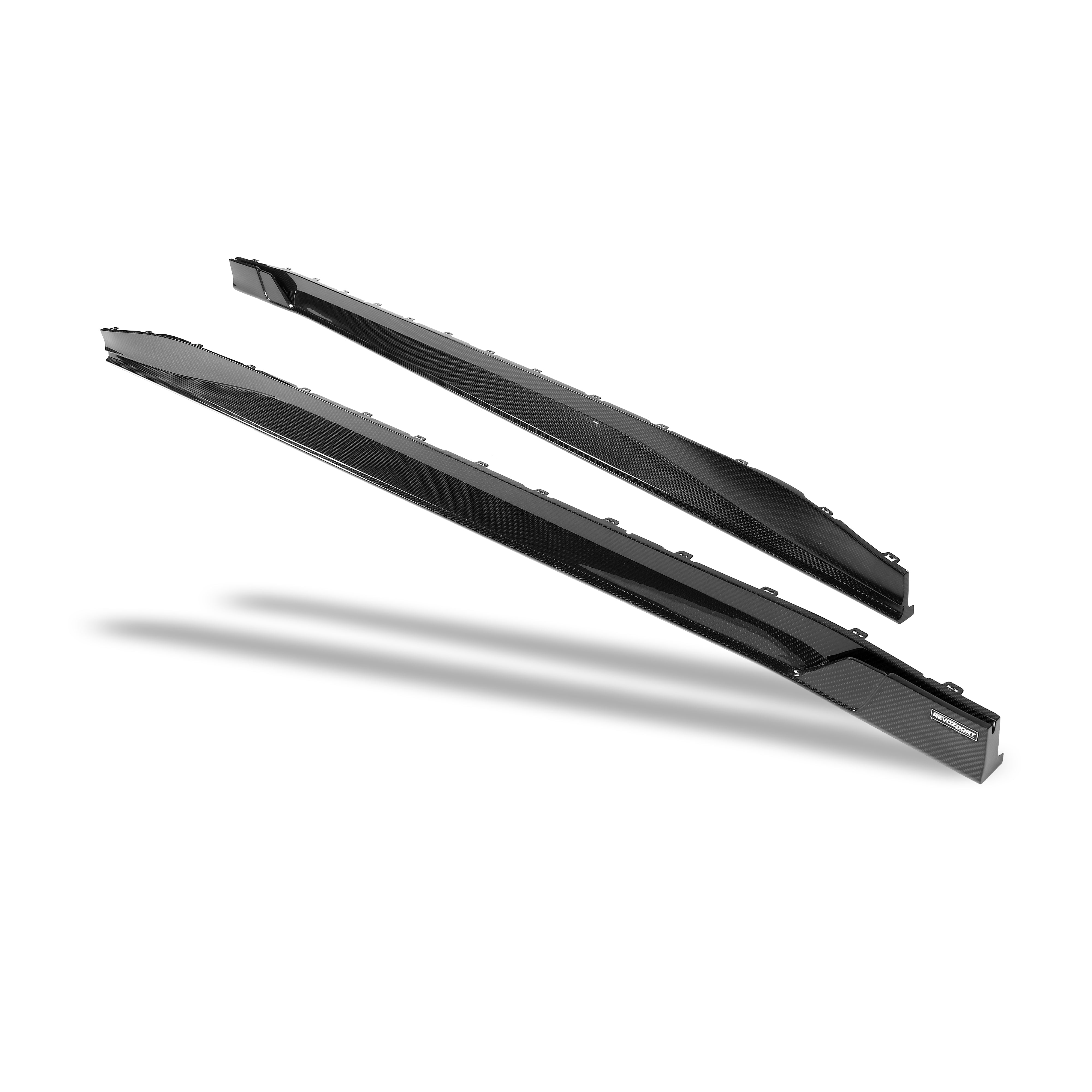 RevoZport Carbon Fiber Side Skirts Compatible With BMW M4 G82