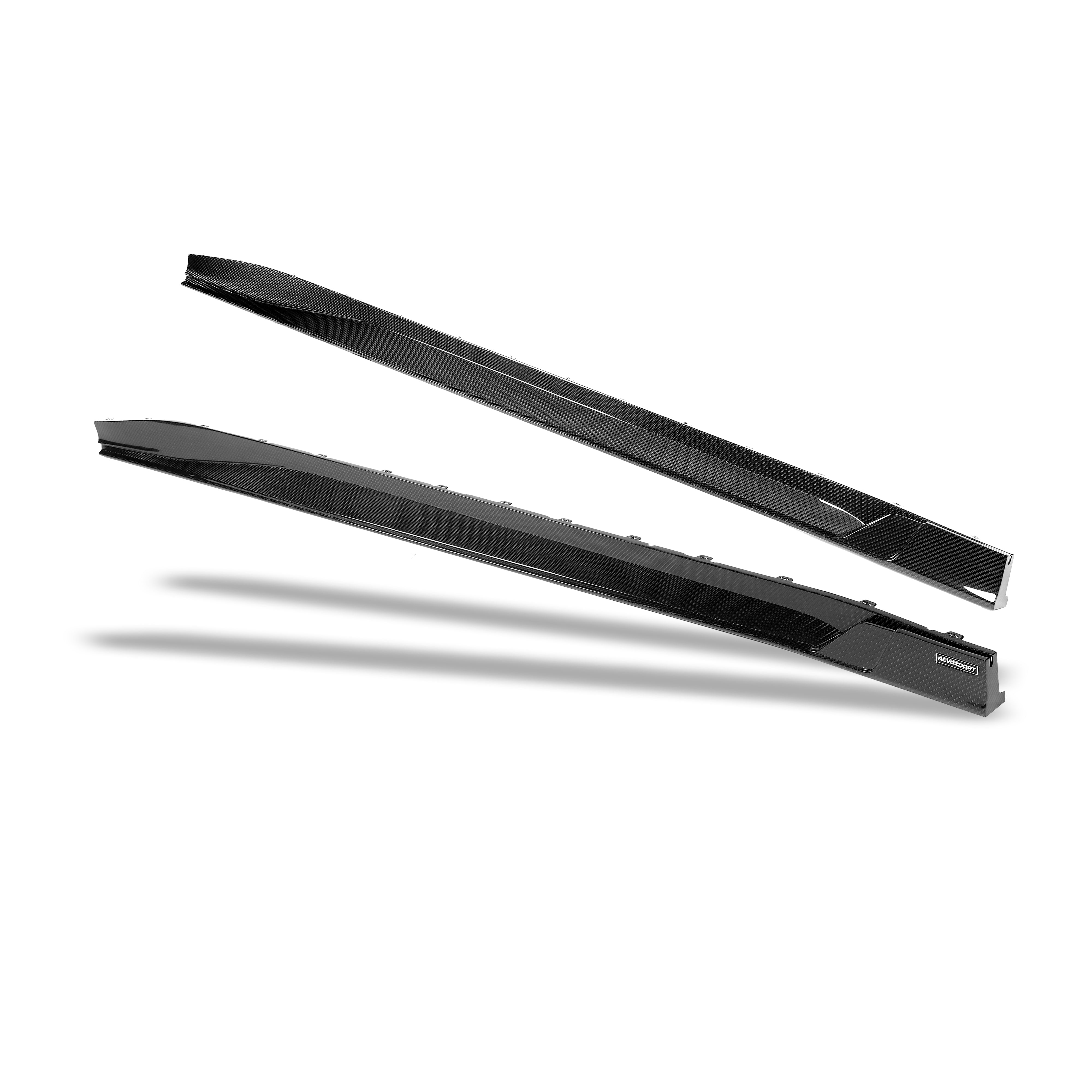 RevoZport Carbon Fiber Side Skirts Compatible With BMW M4 G82