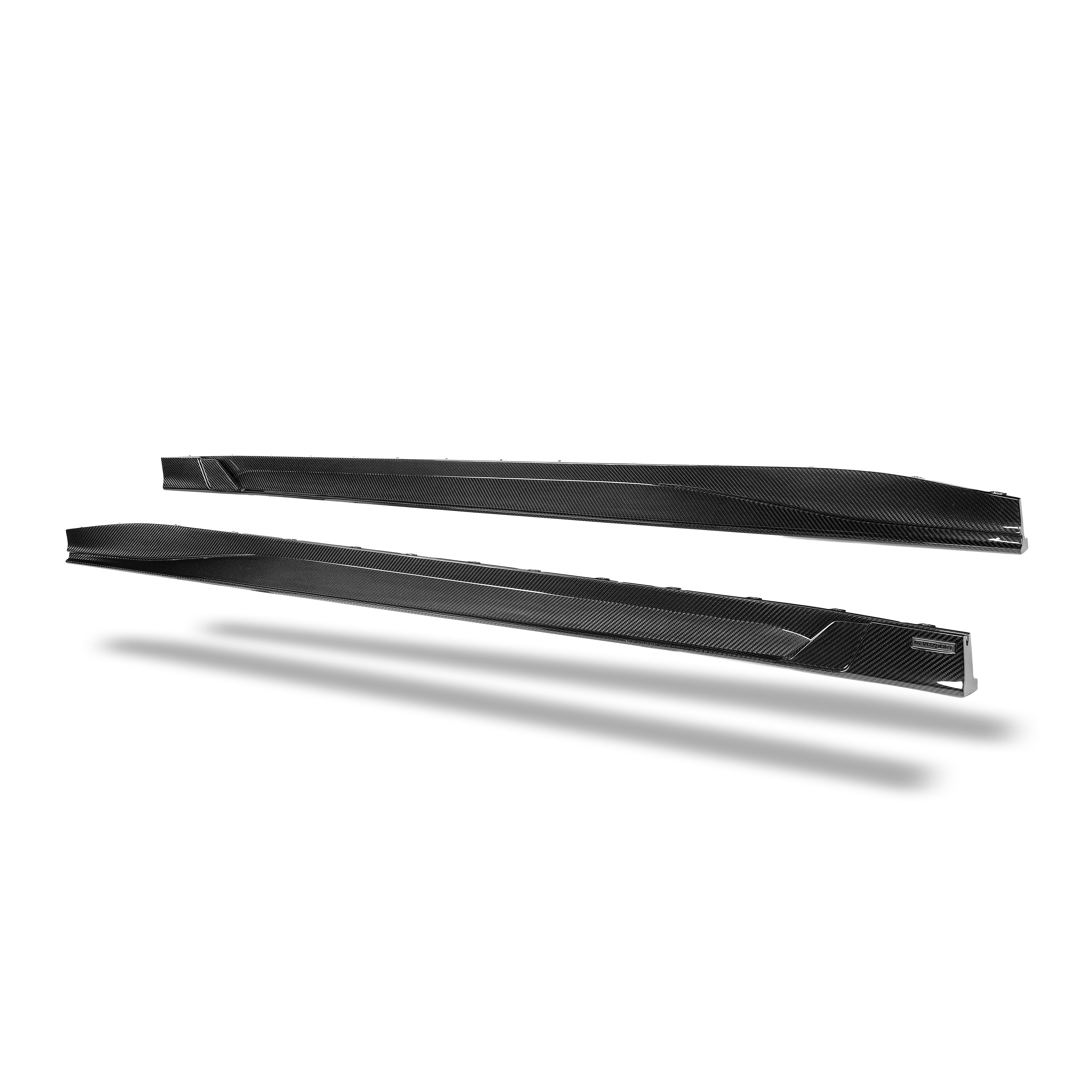 RevoZport Carbon Fiber Side Skirts Compatible With BMW M4 G82