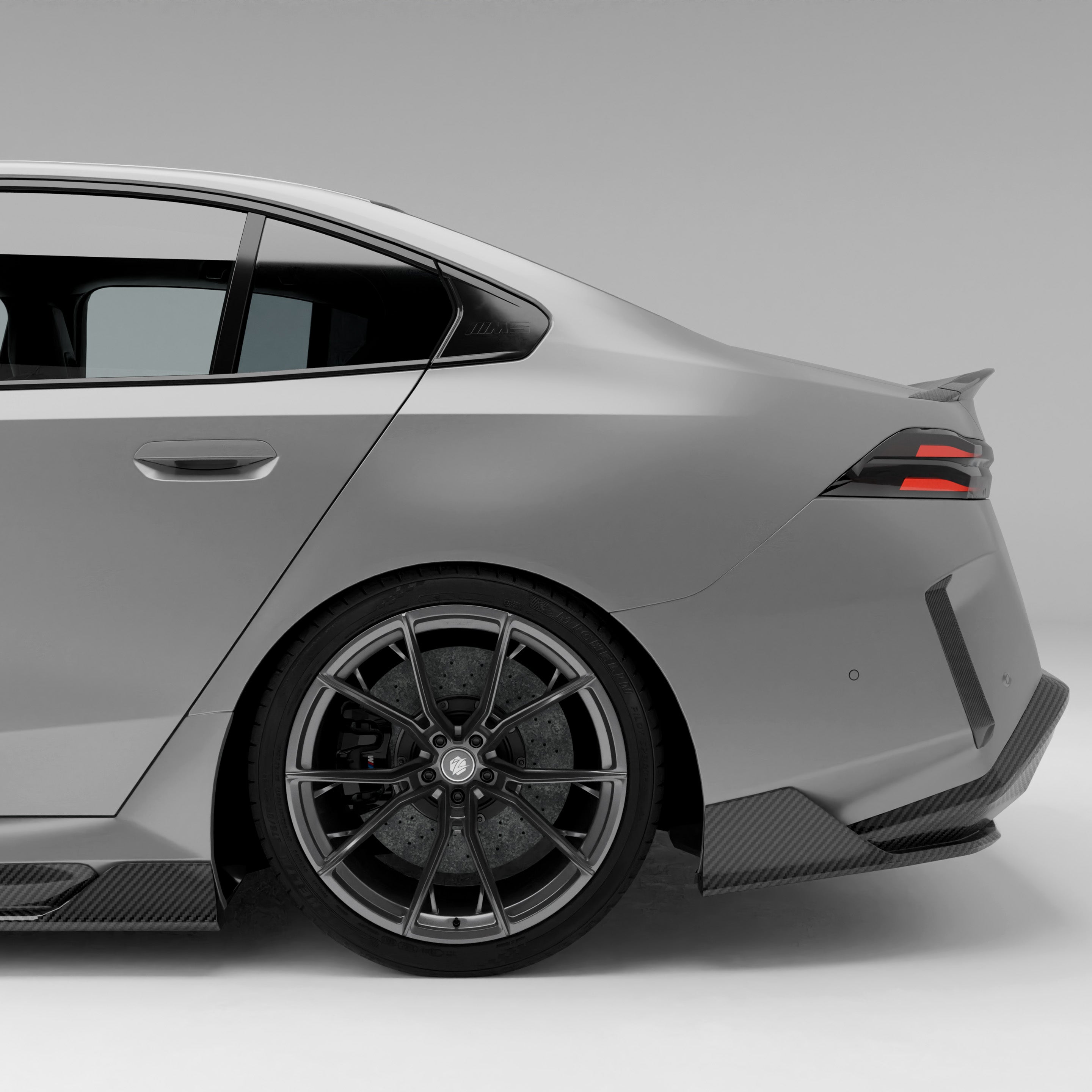 RevoZport Carbon Fiber Rear Diffuser Compatible With BMW M5 G90