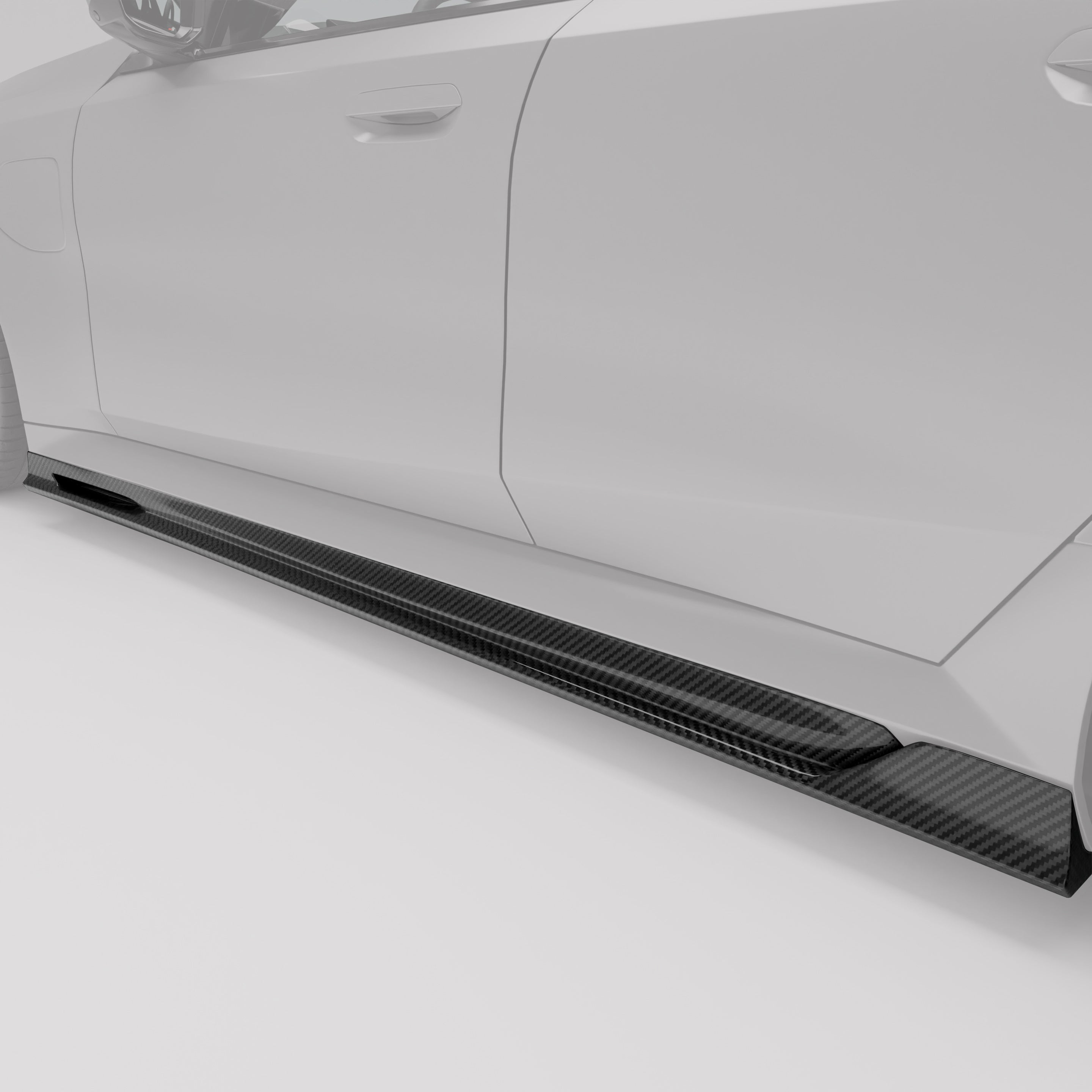 RevoZport Carbon Fiber Side Skirts Compatible With BMW M5 G90