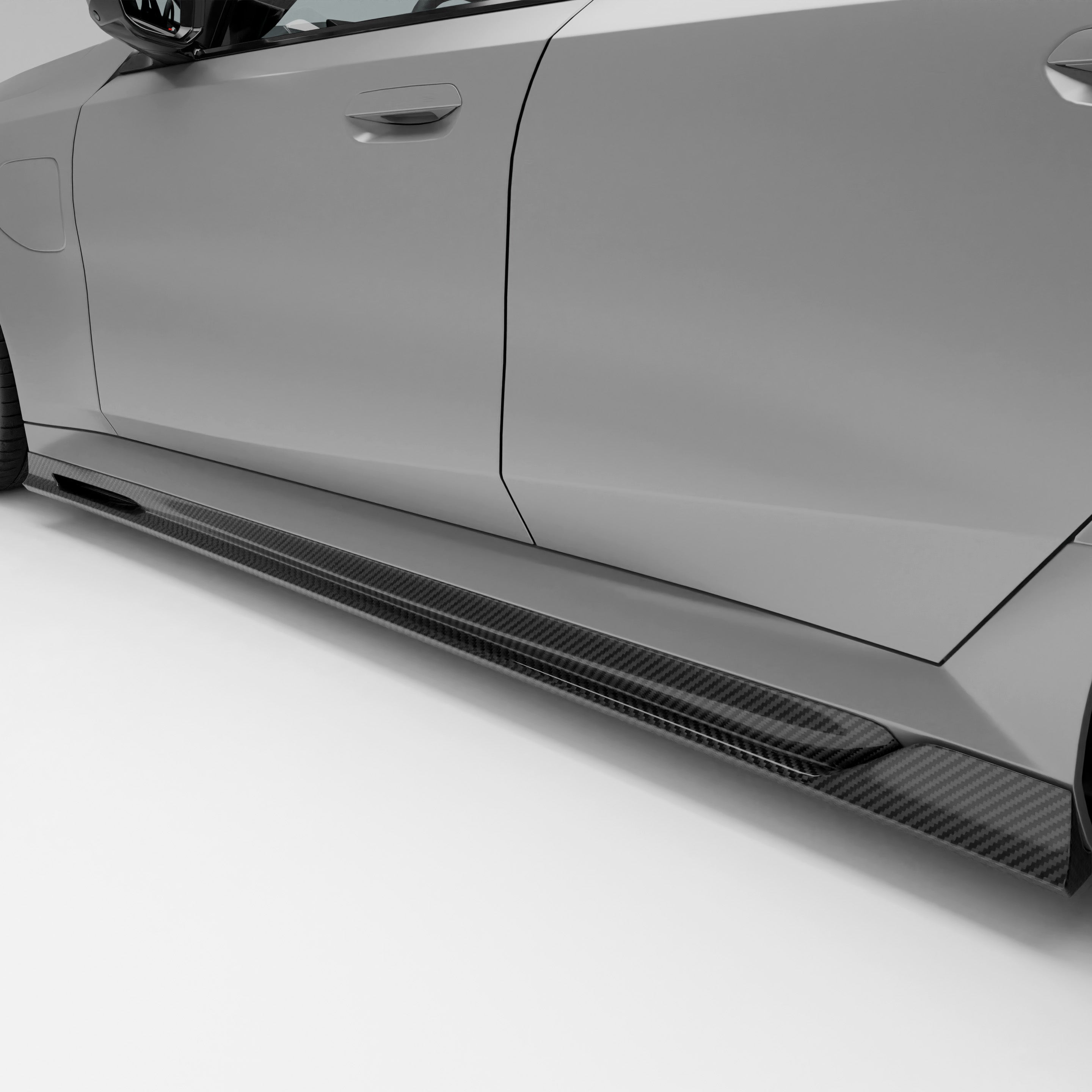 RevoZport Carbon Fiber Side Skirts Compatible With BMW M5 G90