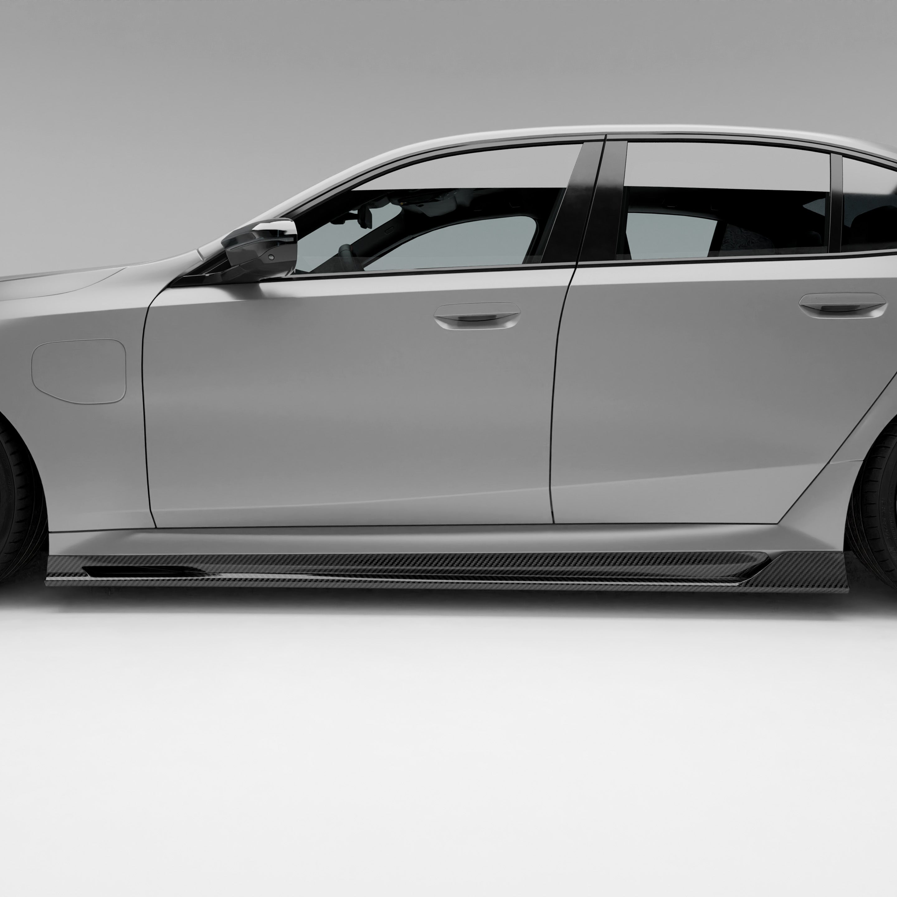 RevoZport Carbon Fiber Side Skirts Compatible With BMW M5 G90
