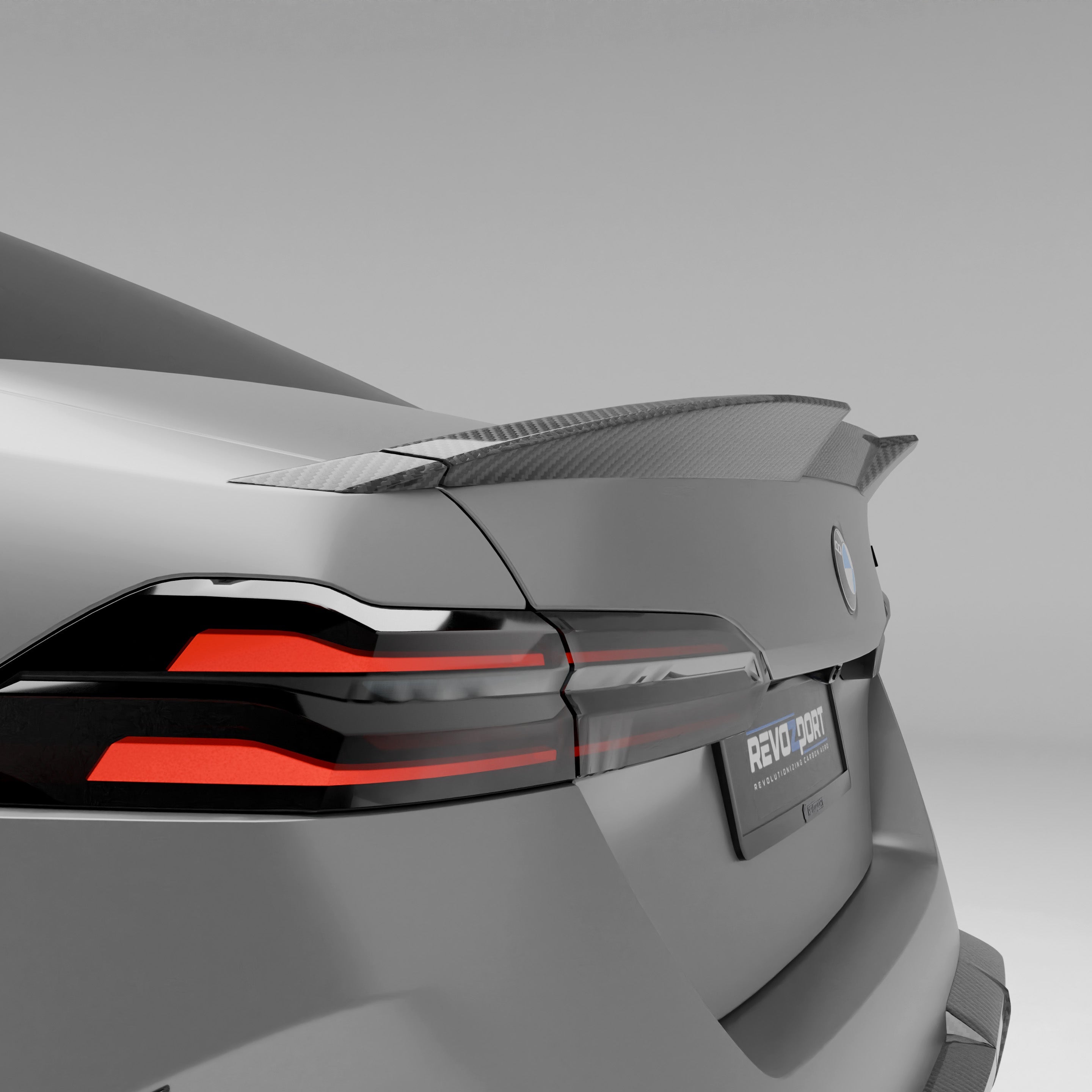 RevoZport Carbon Fiber Spoiler Compatible With BMW M5 G90