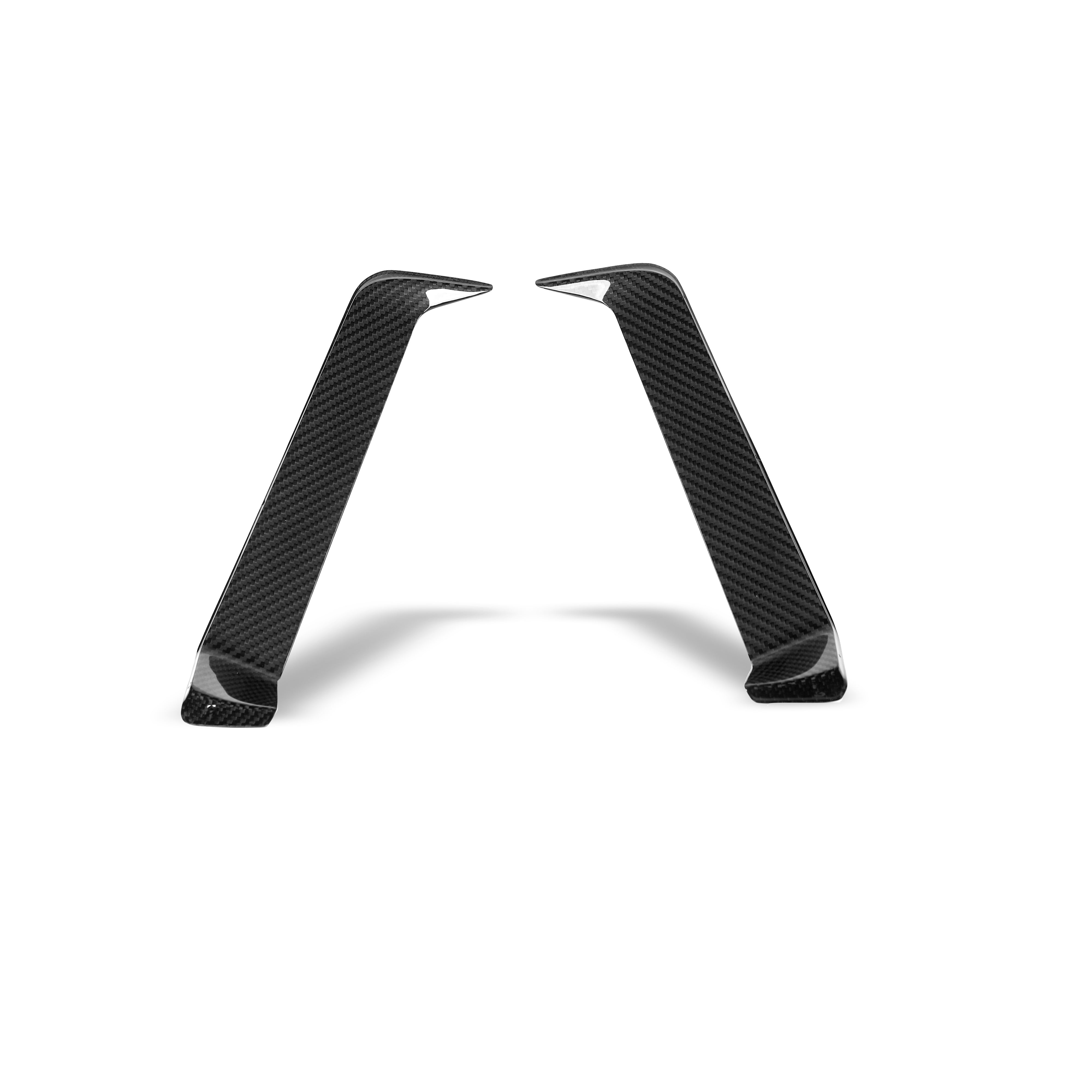 RevoZport Carbon Fiber Rear Canards Compatible With BMW M5 G90