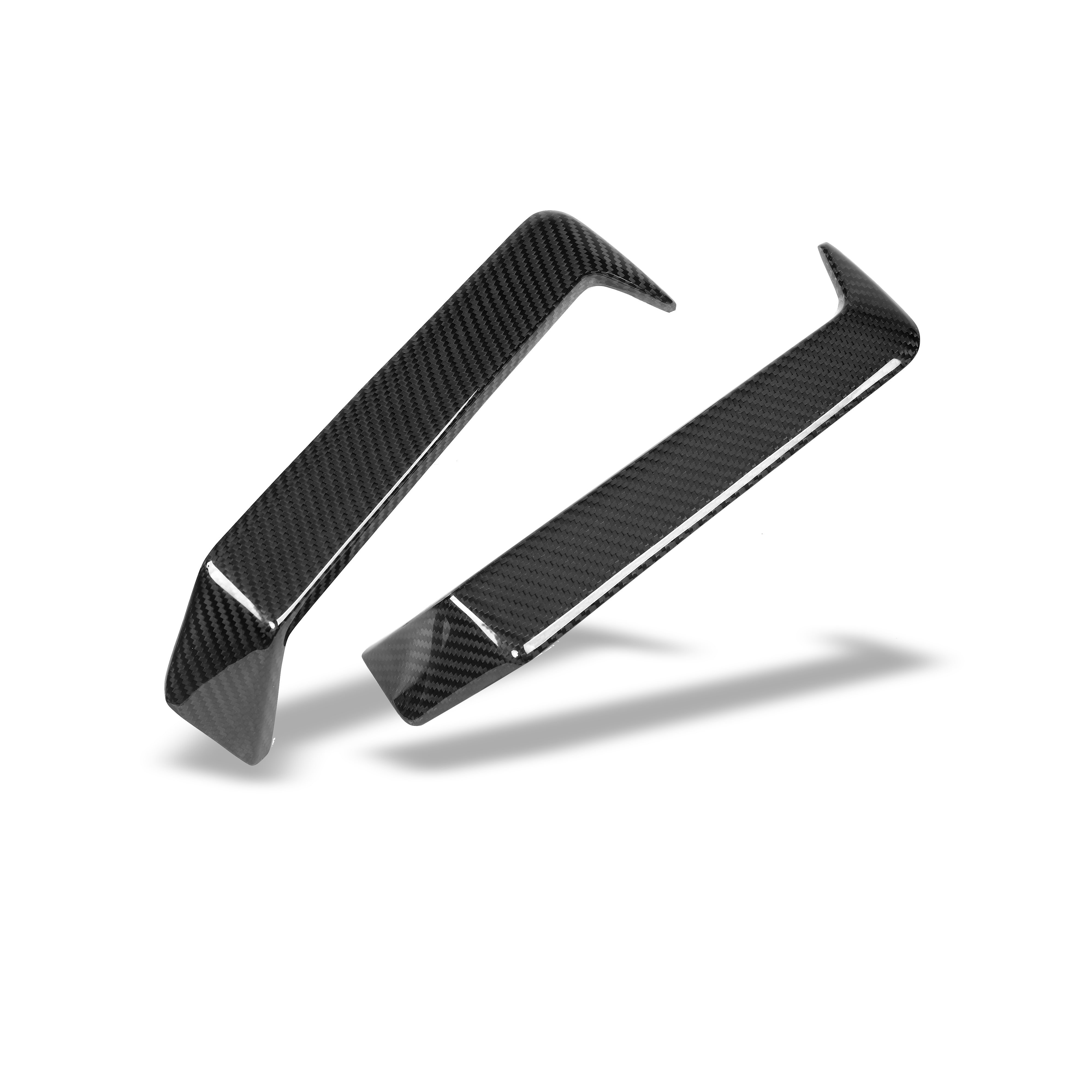 RevoZport Carbon Fiber Rear Canards Compatible With BMW M5 G90