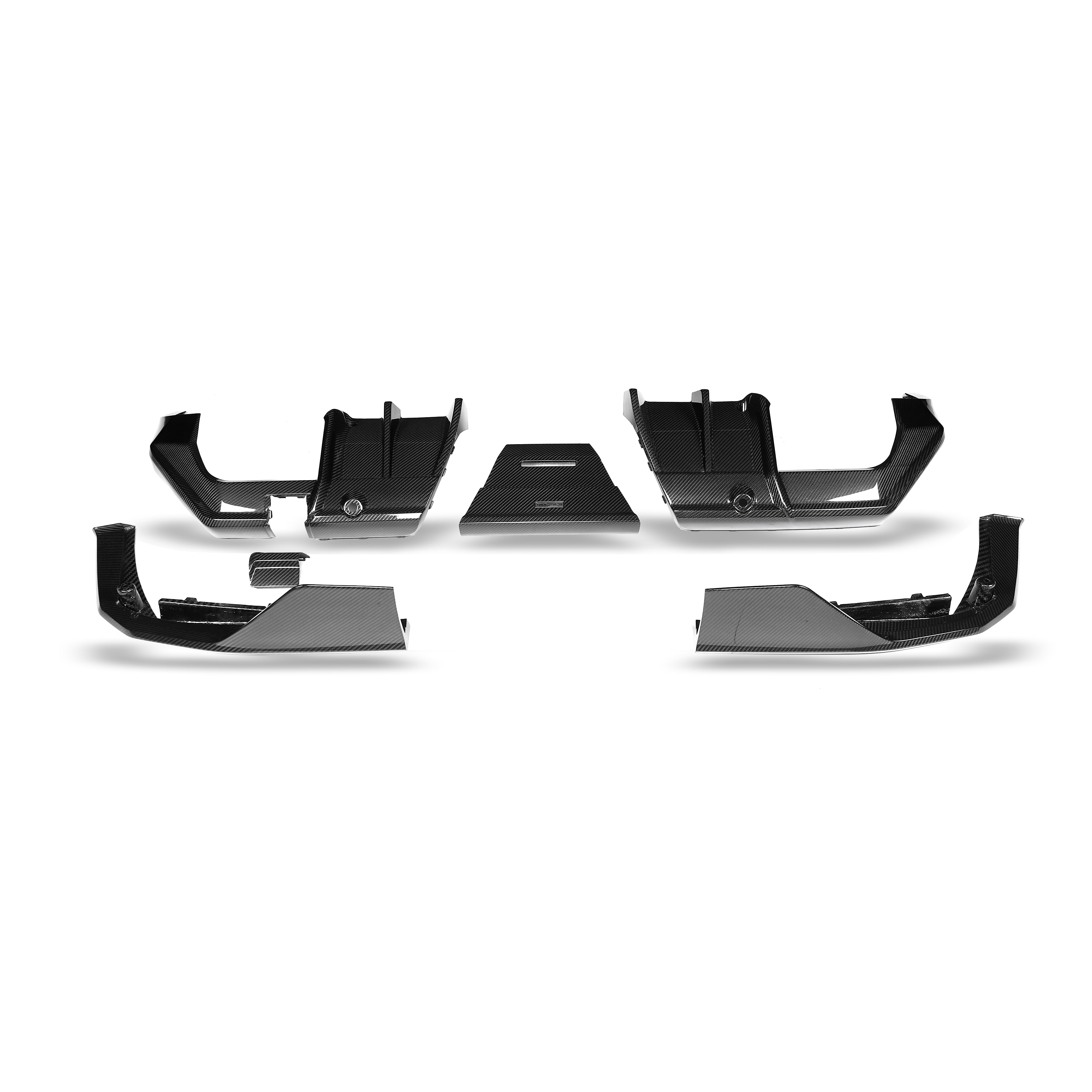 RevoZport Carbon Fiber Rear Diffuser Compatible With BMW M5 G90
