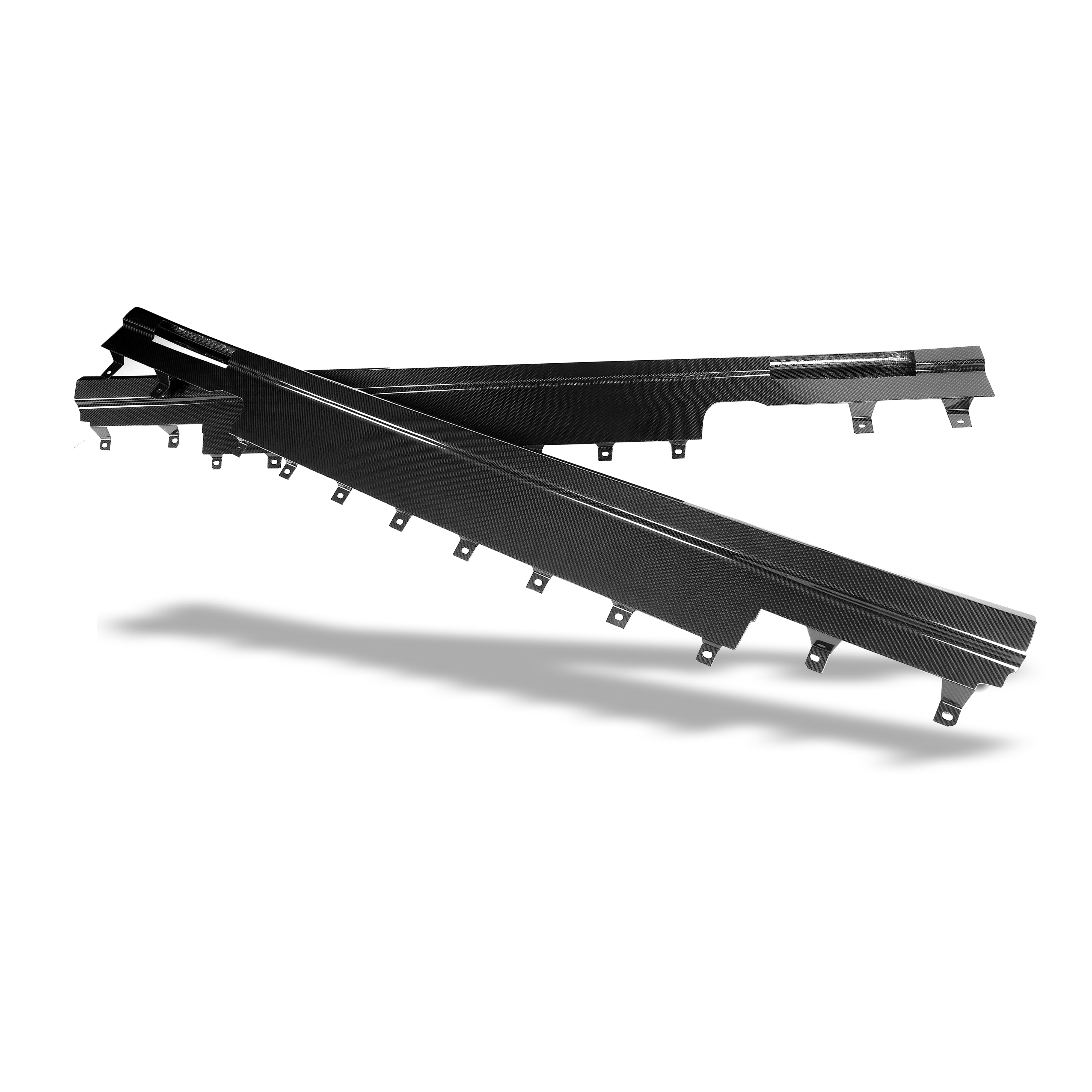 RevoZport Carbon Fiber Side Skirts Compatible With BMW M5 G90