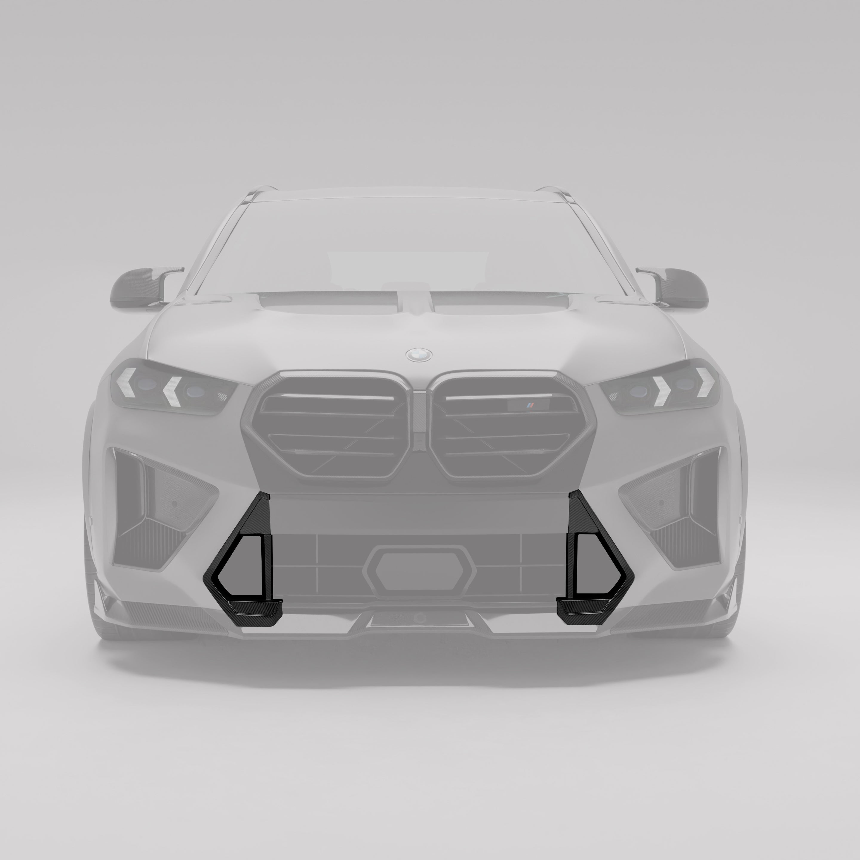 RevoZport Carbon Fiber Front Vents Compatible With BMW X5M F95 LCI