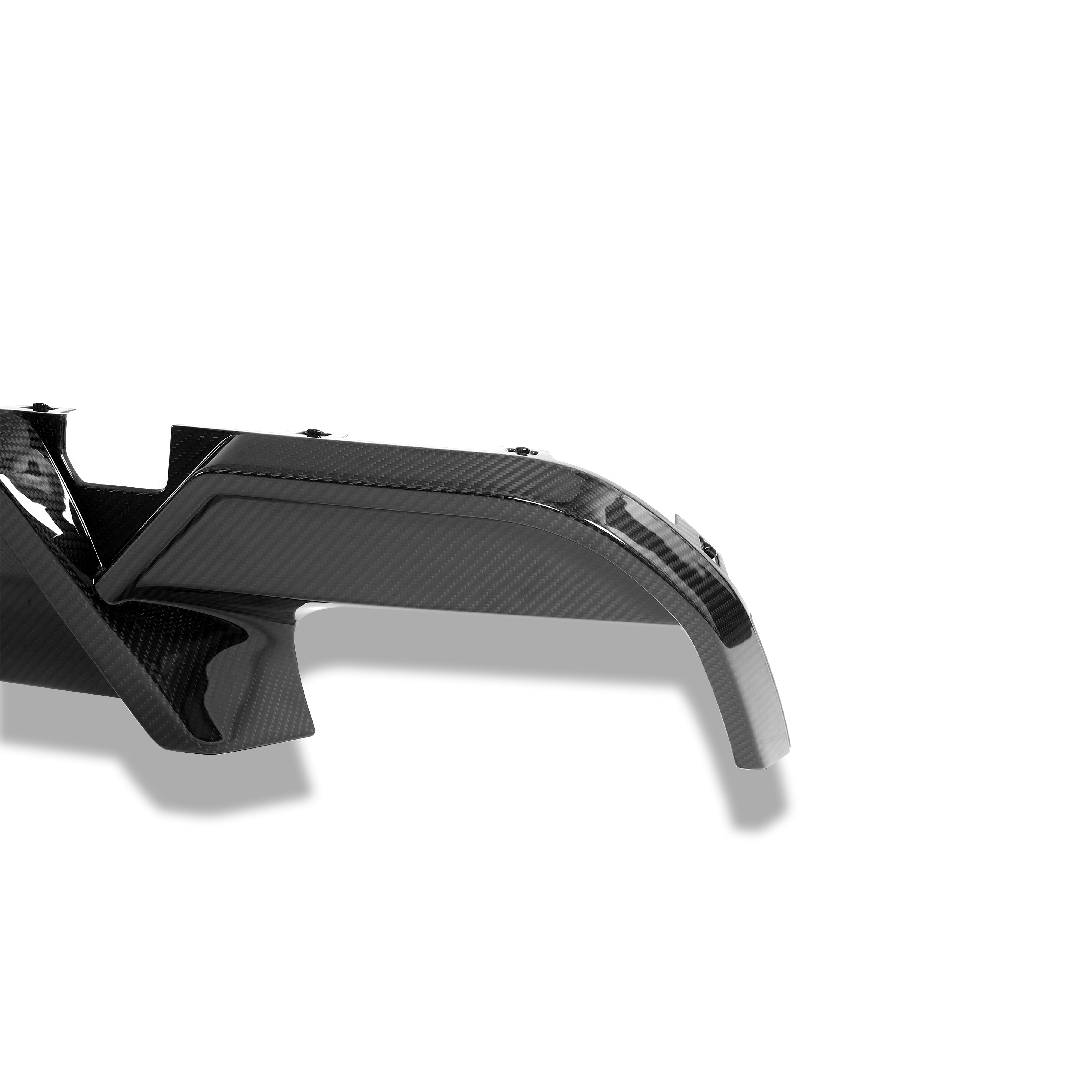 RevoZport Carbon Fiber Rear Diffuser Compatible With BMW X5M F95 LCI