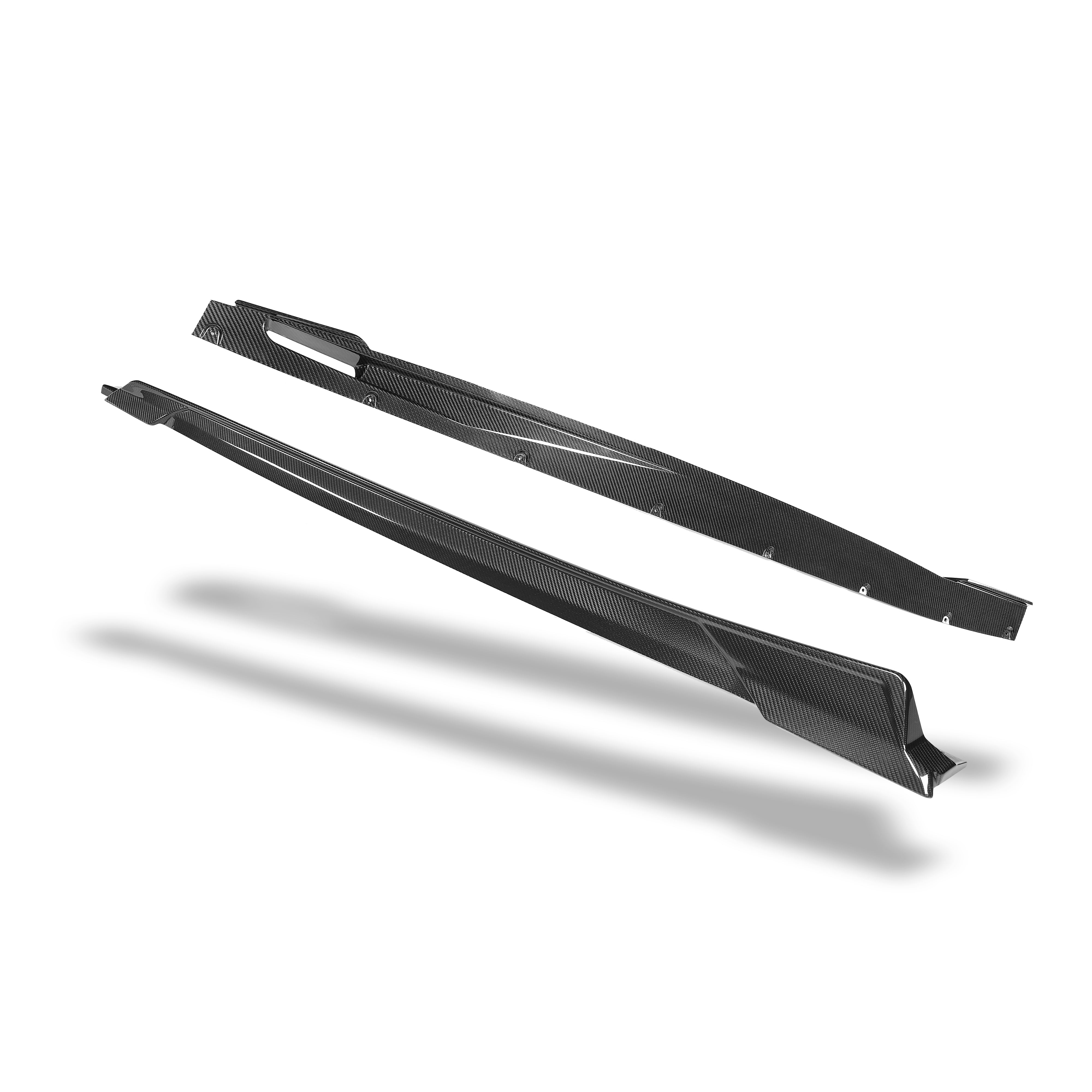 RevoZport Carbon Fiber Side Skirts Compatible With BMW X5M F95 LCI