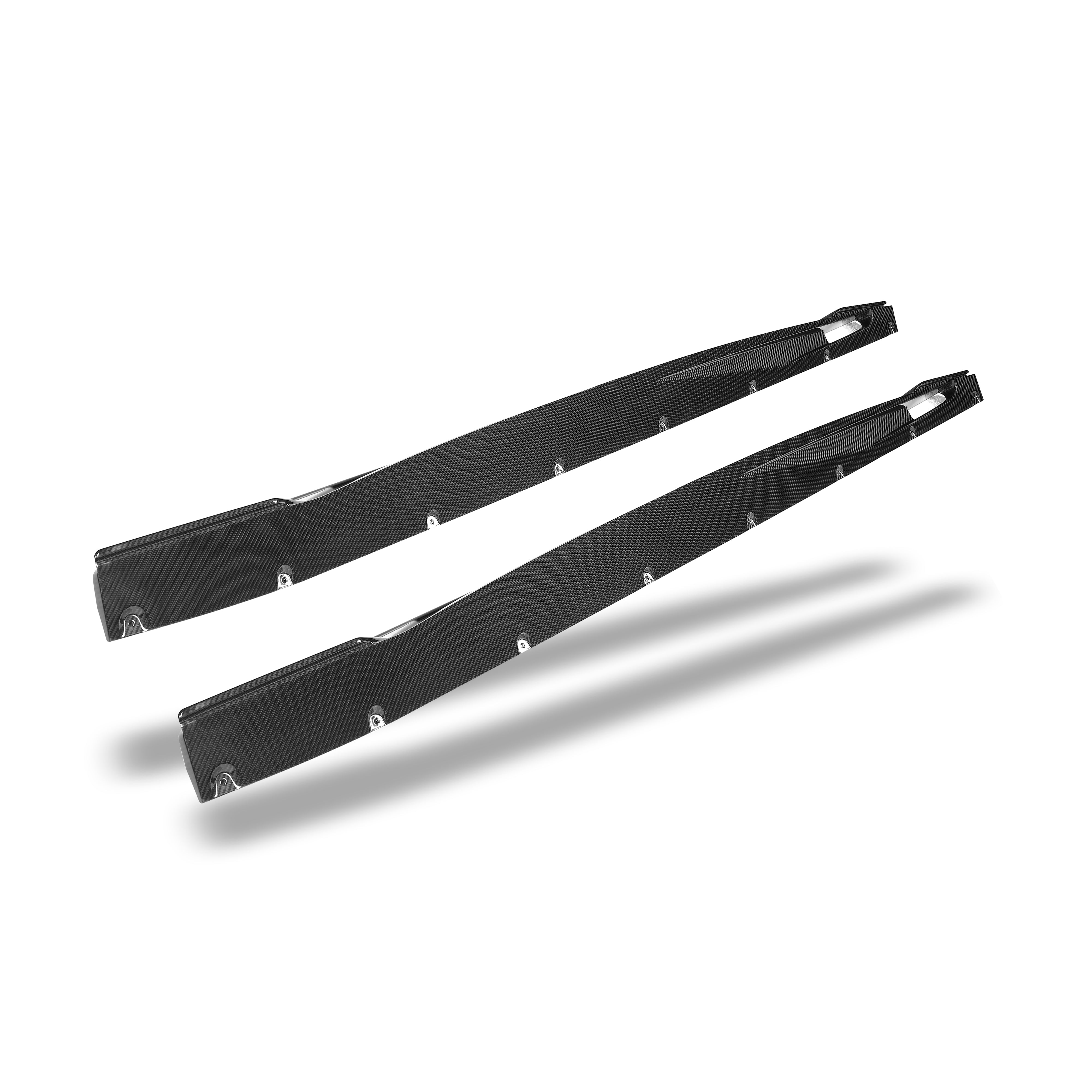 RevoZport Carbon Fiber Side Skirts Compatible With BMW X5M F95 LCI