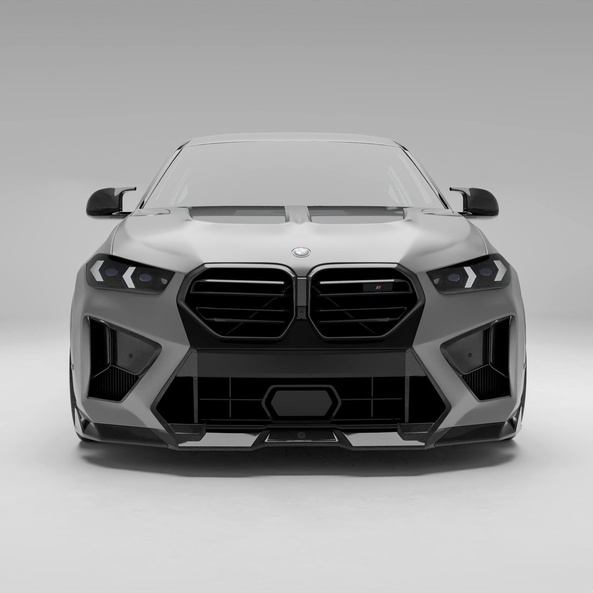RevoZport Carbon Fiber Bodykit Compatible With BMW X6M F96 LCI