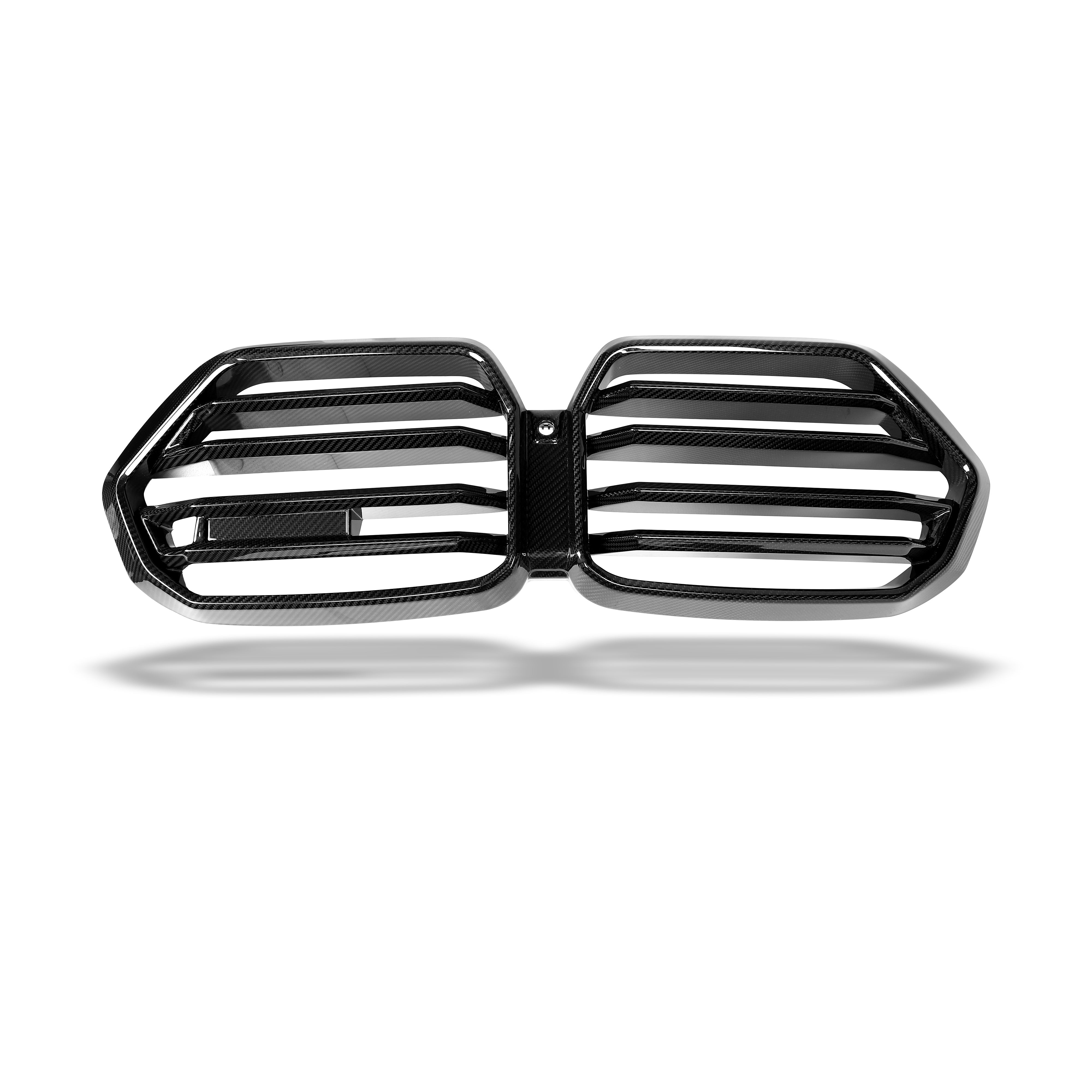 RevoZport Carbon Fiber Front Grill Compatible With BMW X5M F95 LCI