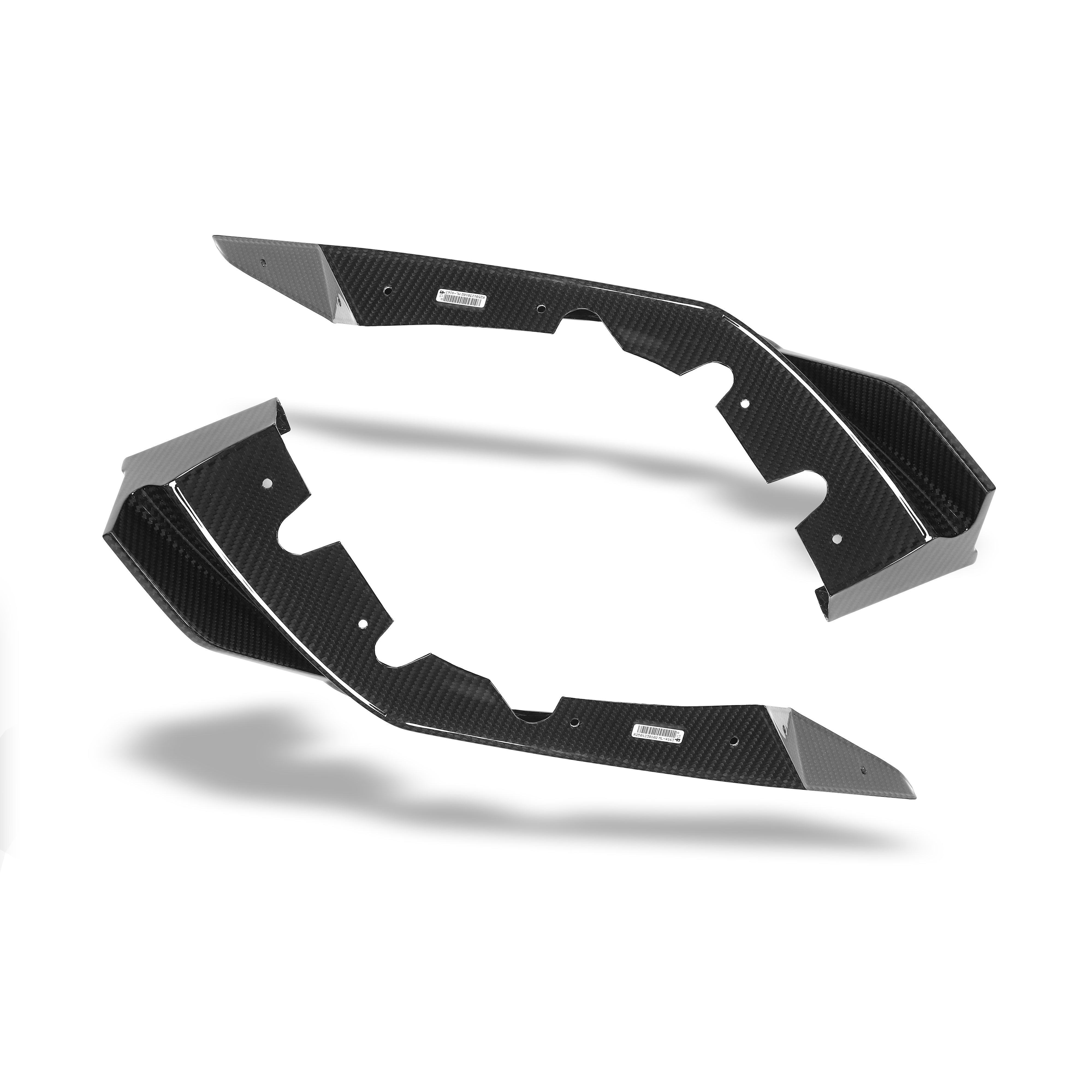 RevoZport Carbon Fiber Front Lip Compatible With BMW X6M F96 LCI