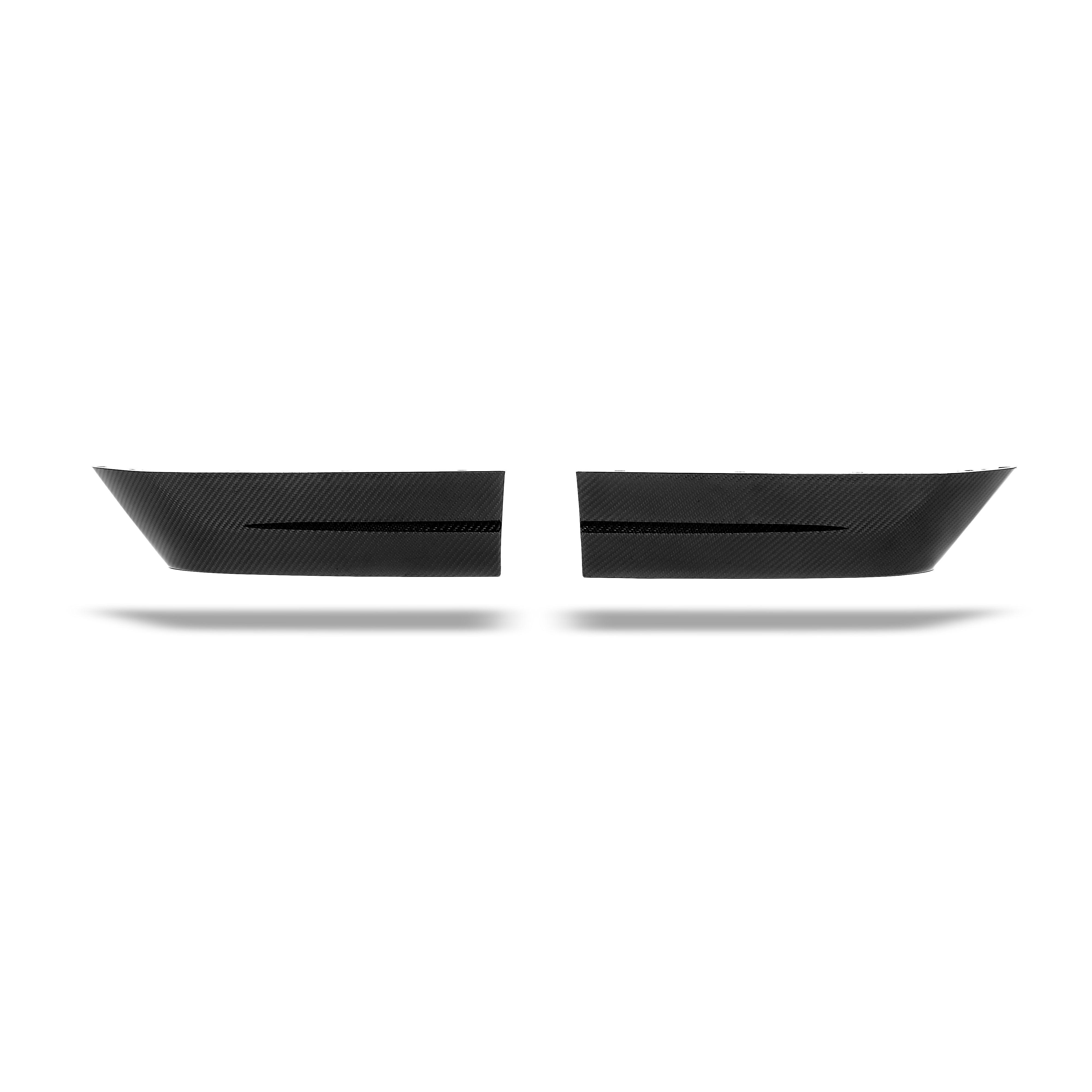 RevoZport Carbon Fiber Rear Bumper Splitter Compatible With BMW X6M F96 LCI