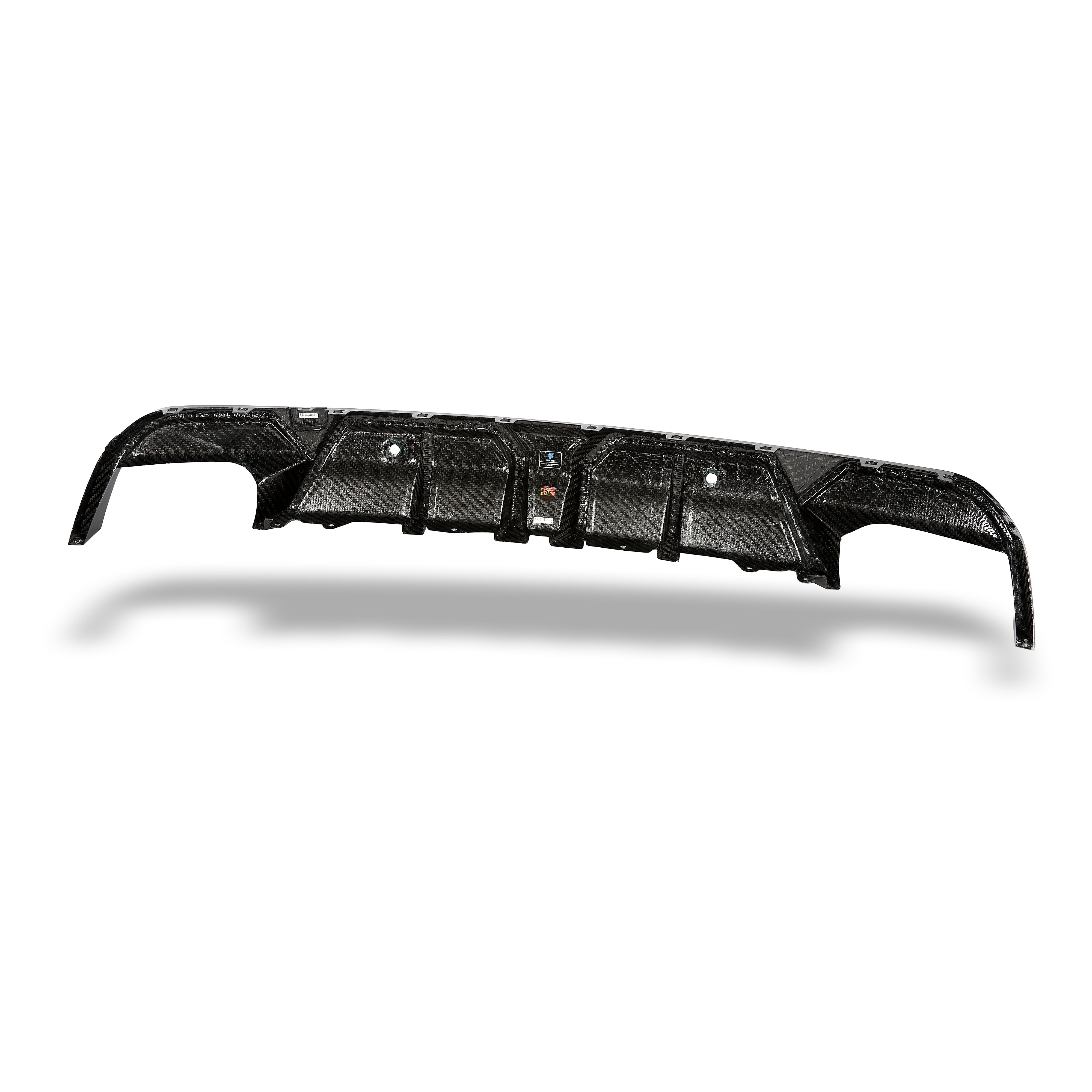 RevoZport Carbon Fiber Rear Diffuser Compatible With BMW X6M F96 LCI