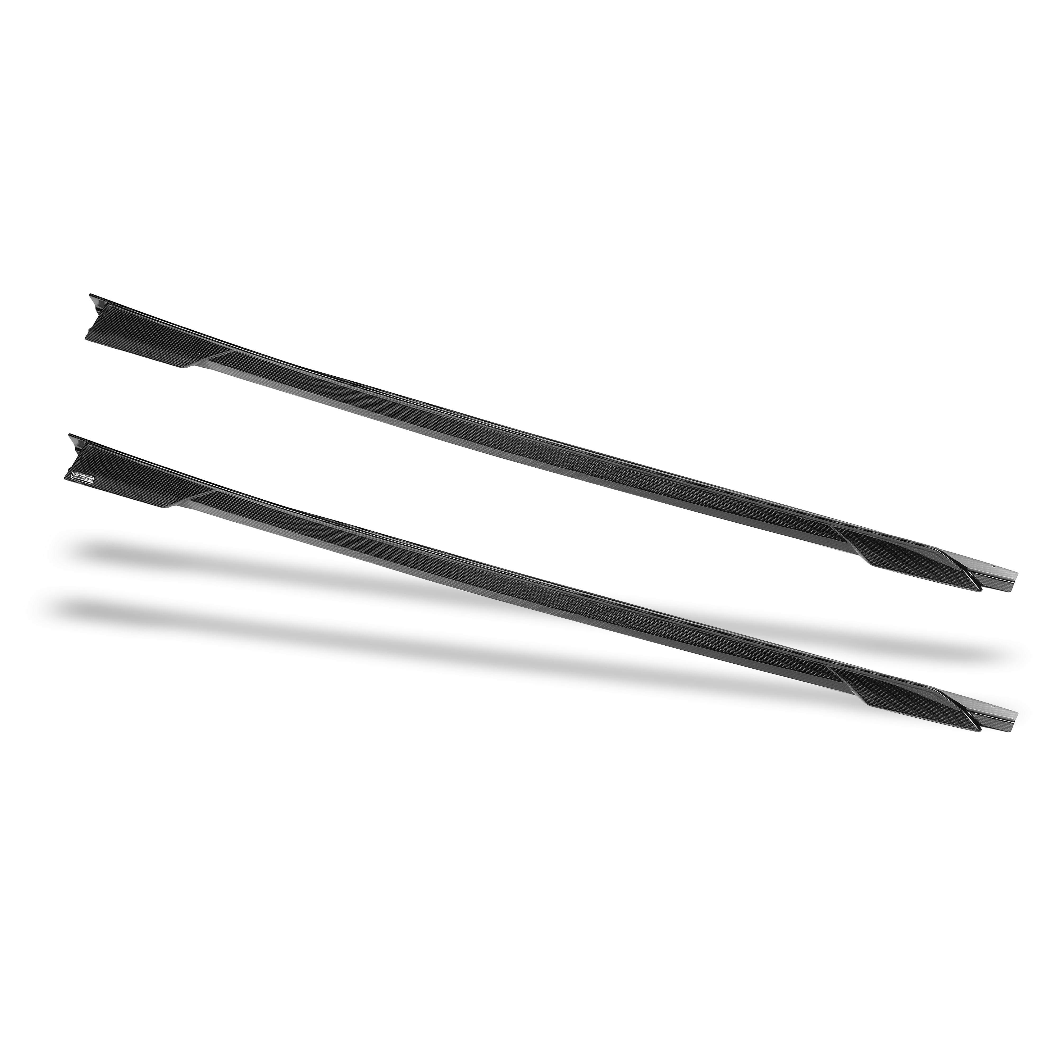 RevoZport Carbon Fiber Side Skirts Compatible With BMW X6M F96 LCI