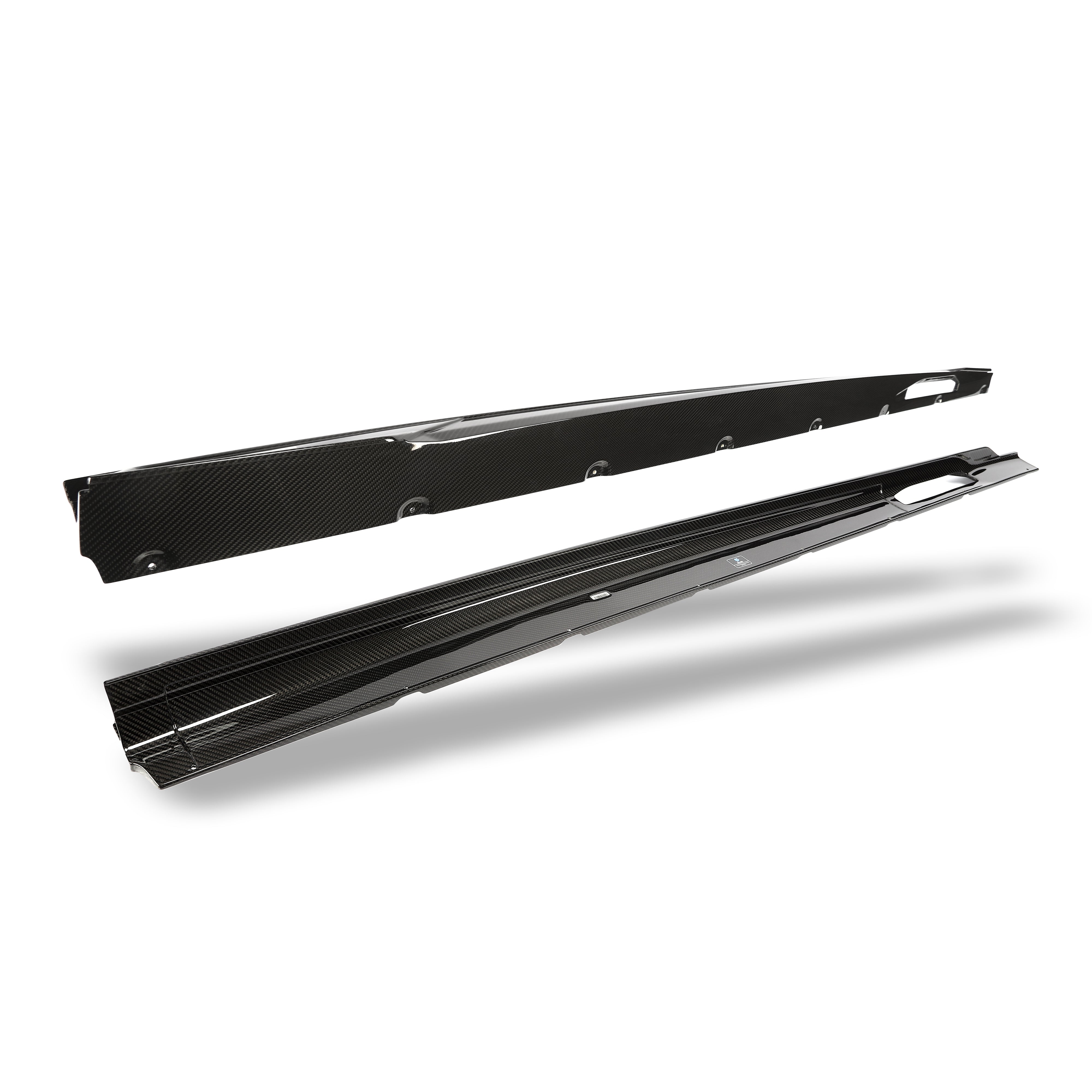 RevoZport Carbon Fiber Side Skirts Compatible With BMW X6M F96 LCI