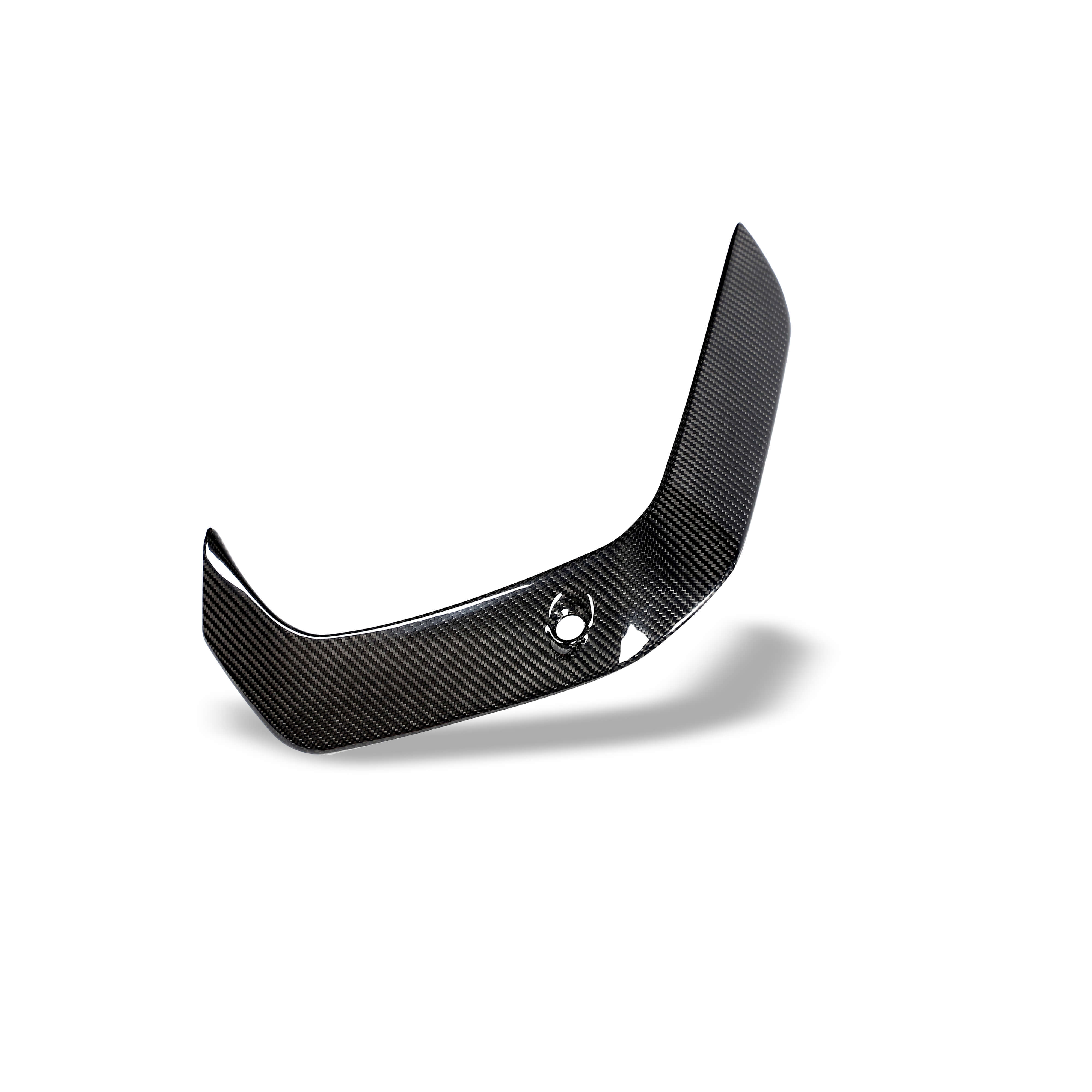 RevoZport Carbon Fiber Front Bumper Canards Compatible With BMW X6M F96 PRE LCI