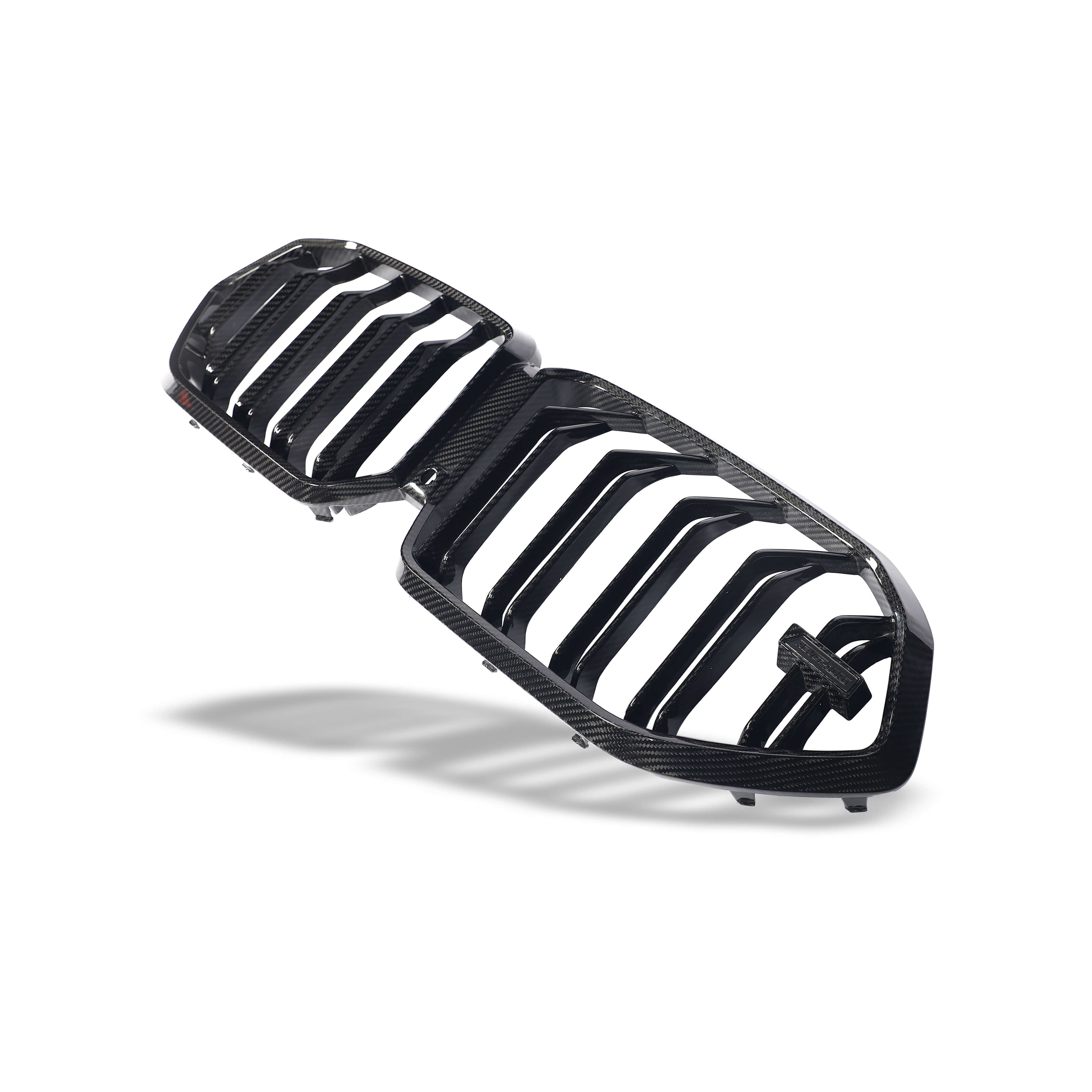 RevoZport Carbon Fiber Grille Compatible With BMW X6M F96 PRE LCI