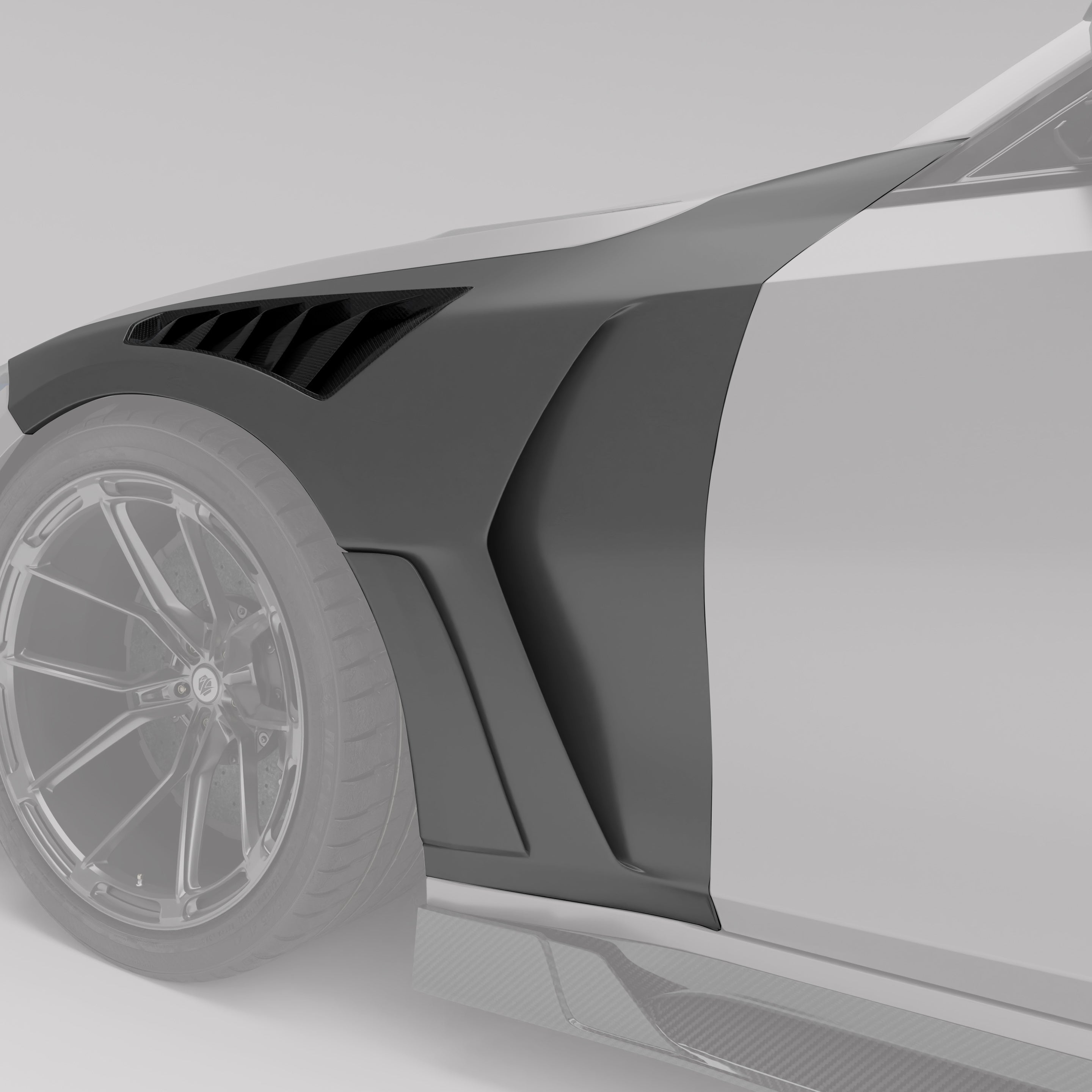 RevoZport Carbon Fiber Side Fenders Compatible With BMW M3 G81