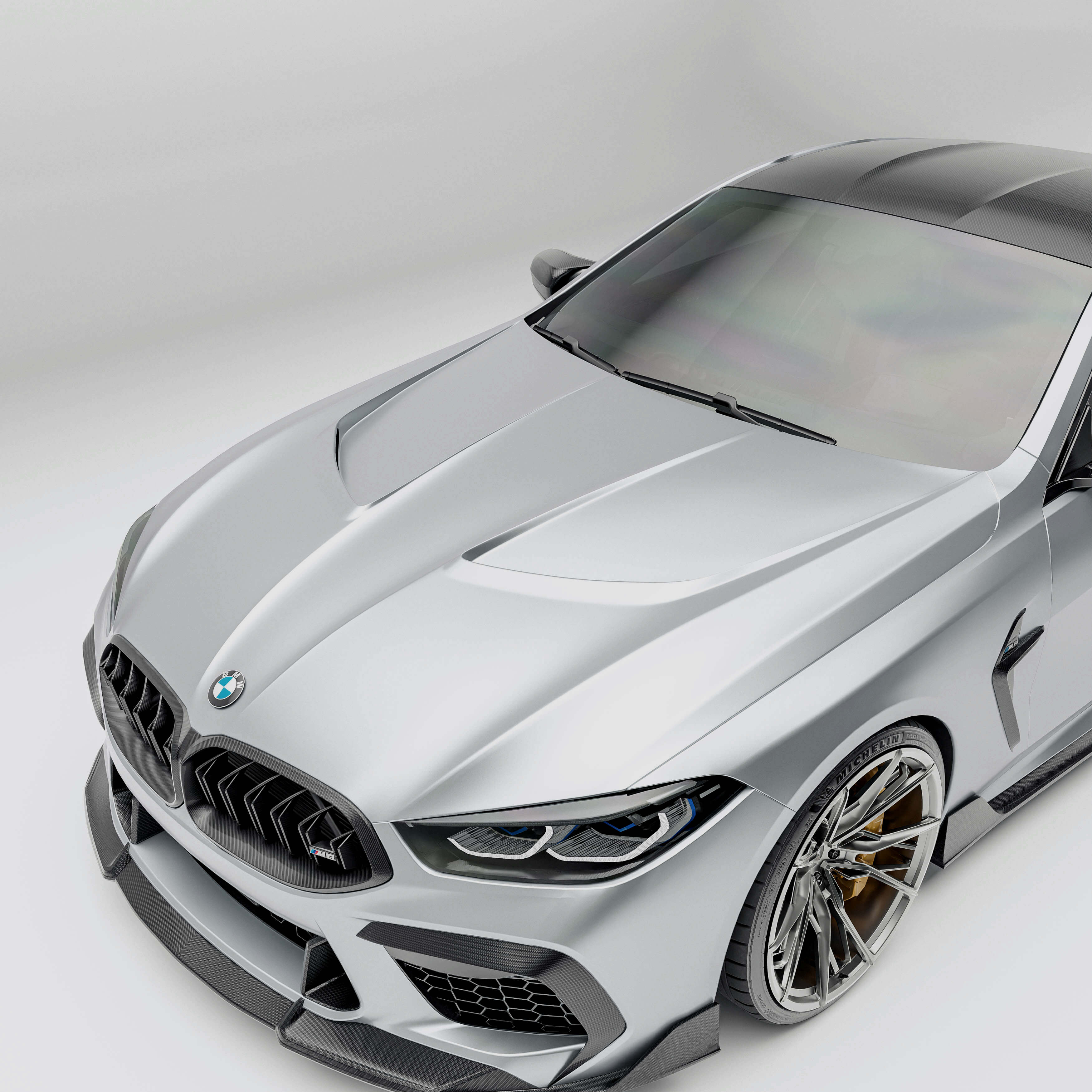 RevoZport Carbon Fiber Hood Compatible With BMW M8 F91 F92 F93