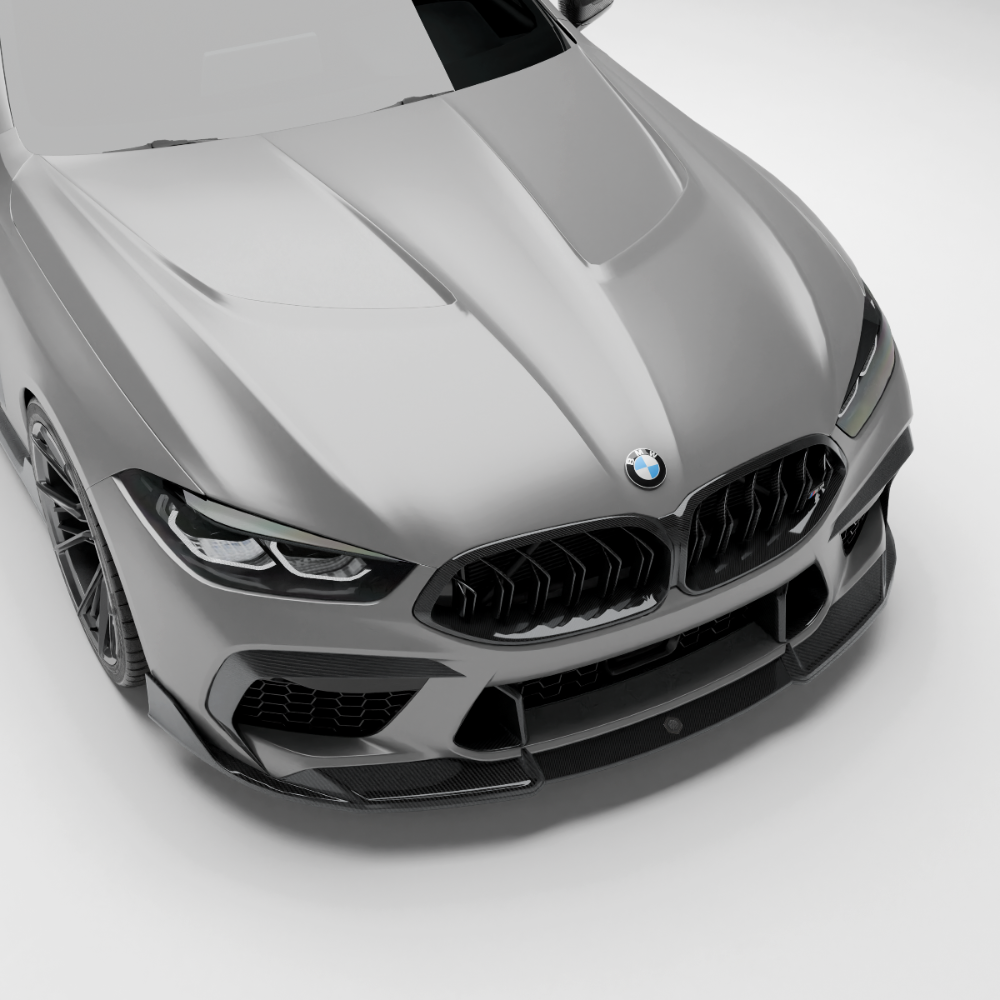 RevoZport Carbon Fiber Hood Compatible With BMW M8 F93