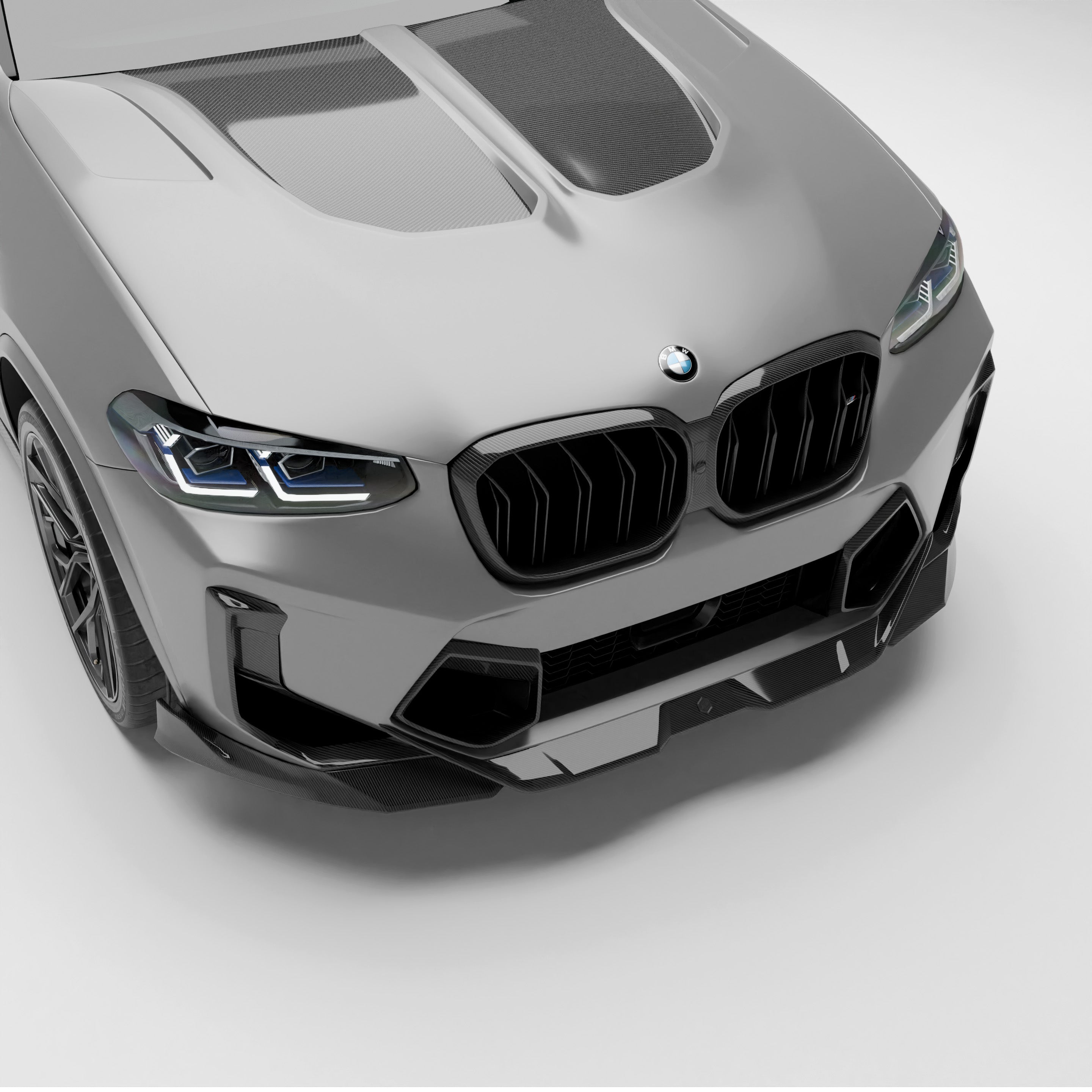 RevoZport Carbon Fiber Hood Compatible With BMW X3M F97 LCI