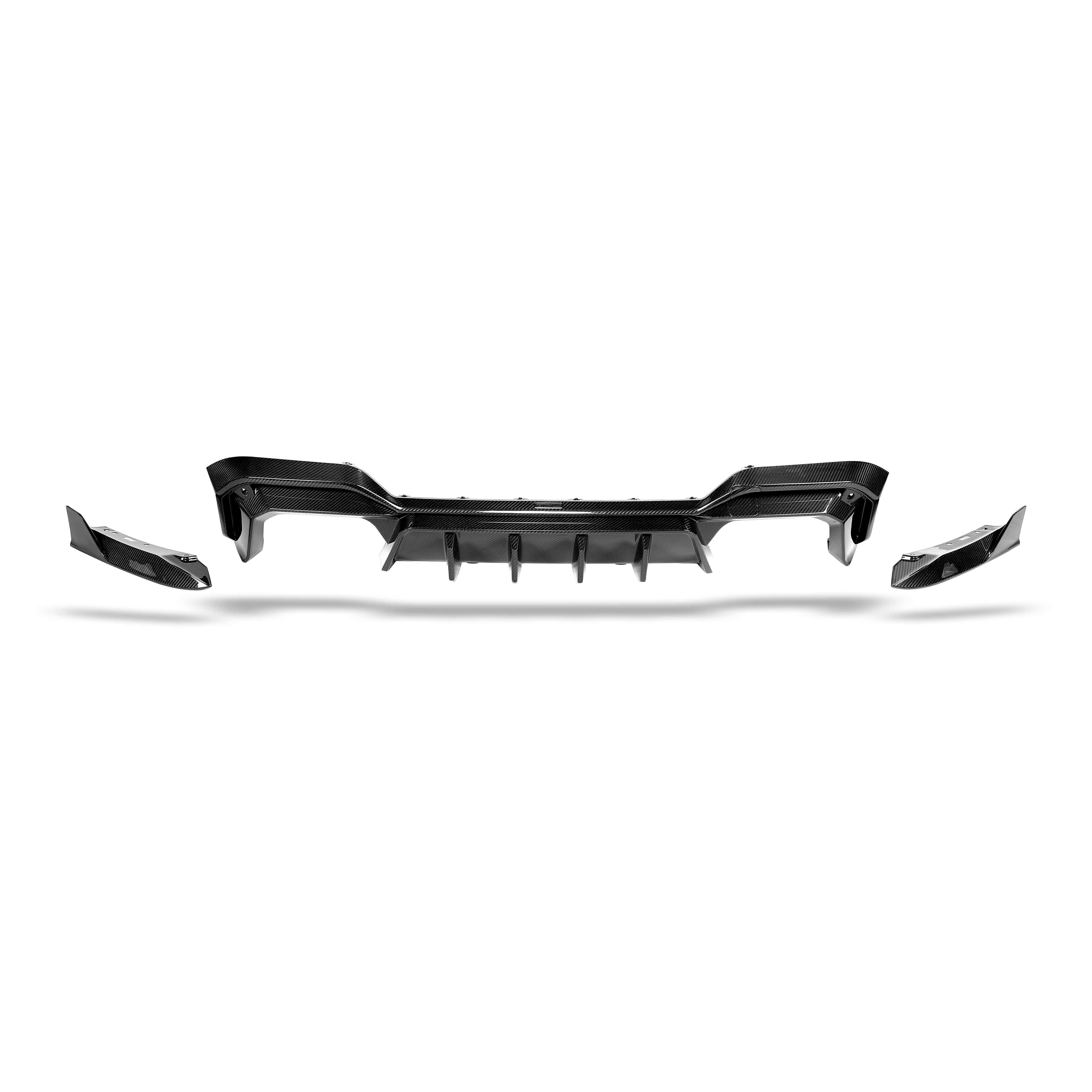 RevoZport Carbon Fiber Rear Diffuser Compatible With BMW X3M F97 LCI