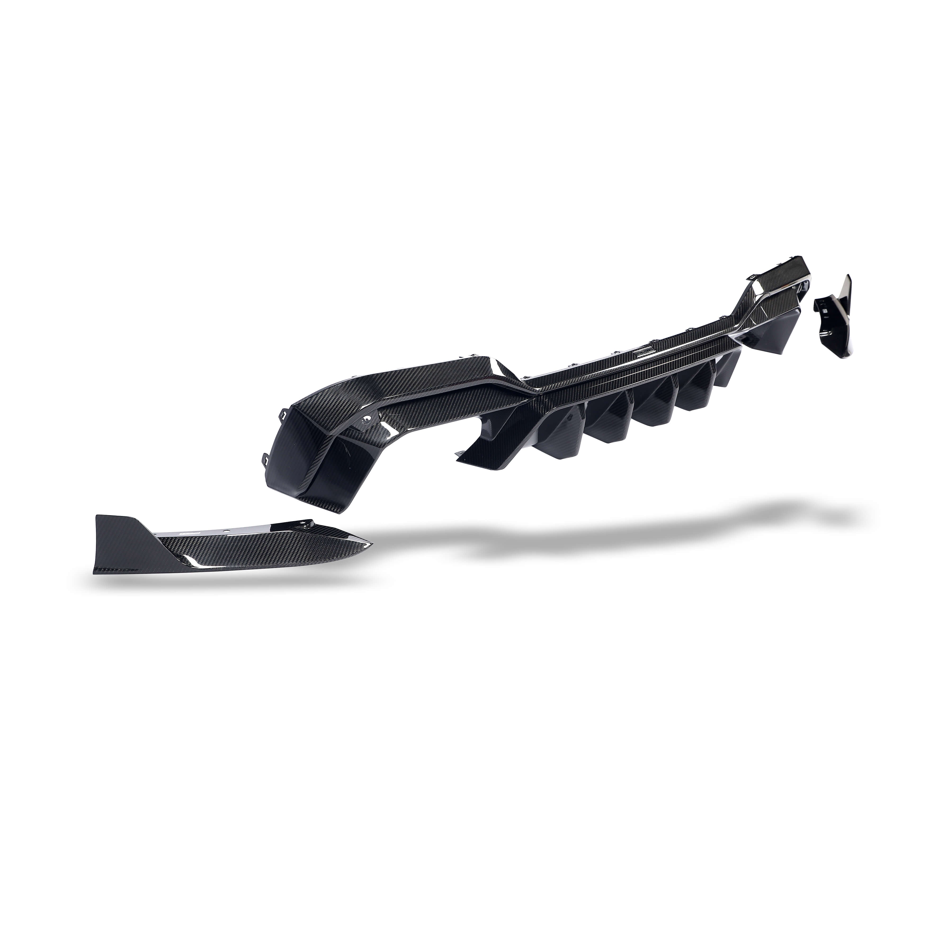 RevoZport Carbon Fiber Rear Diffuser Compatible With BMW X3M F97 LCI