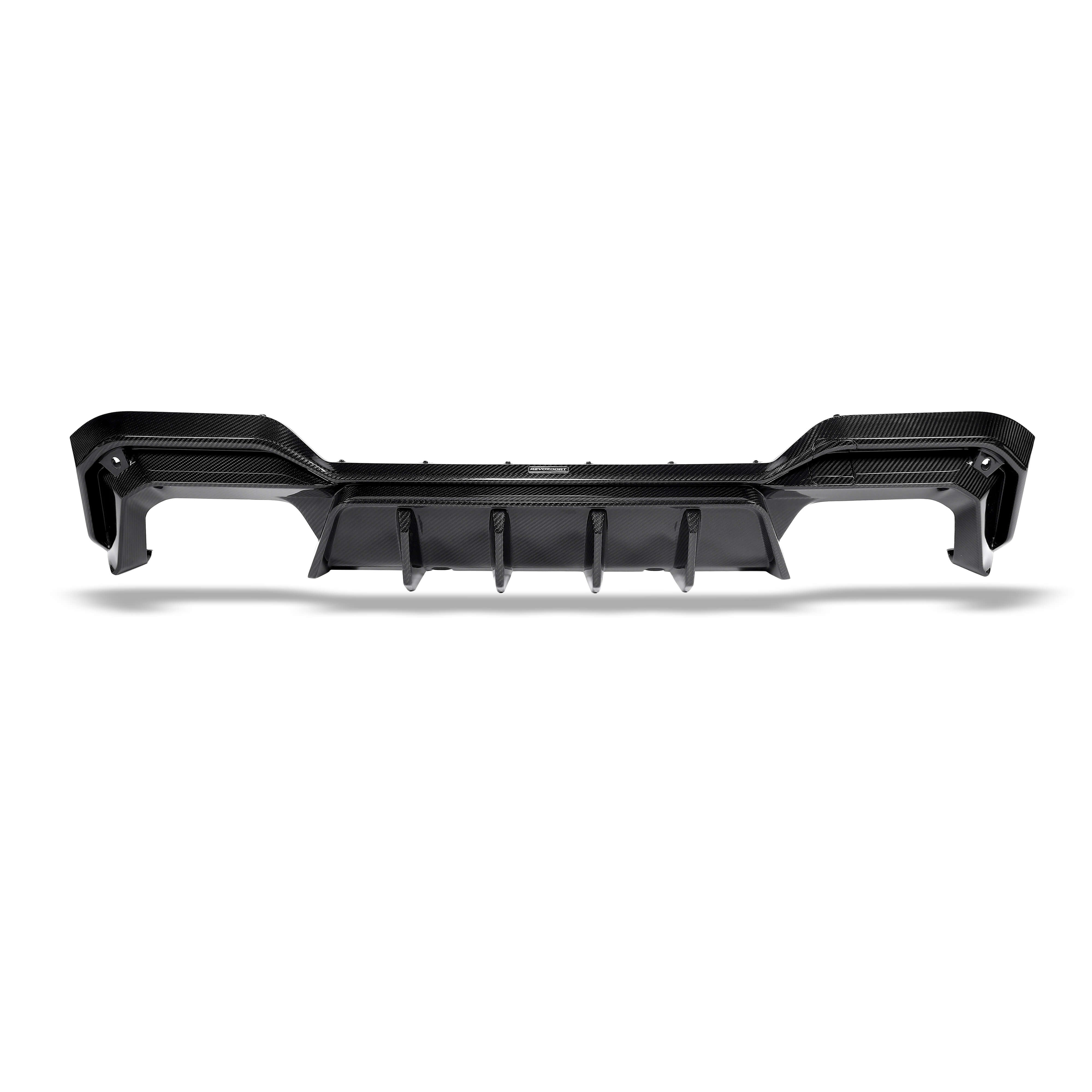 RevoZport Carbon Fiber Rear Diffuser Compatible With BMW X3M F97 LCI