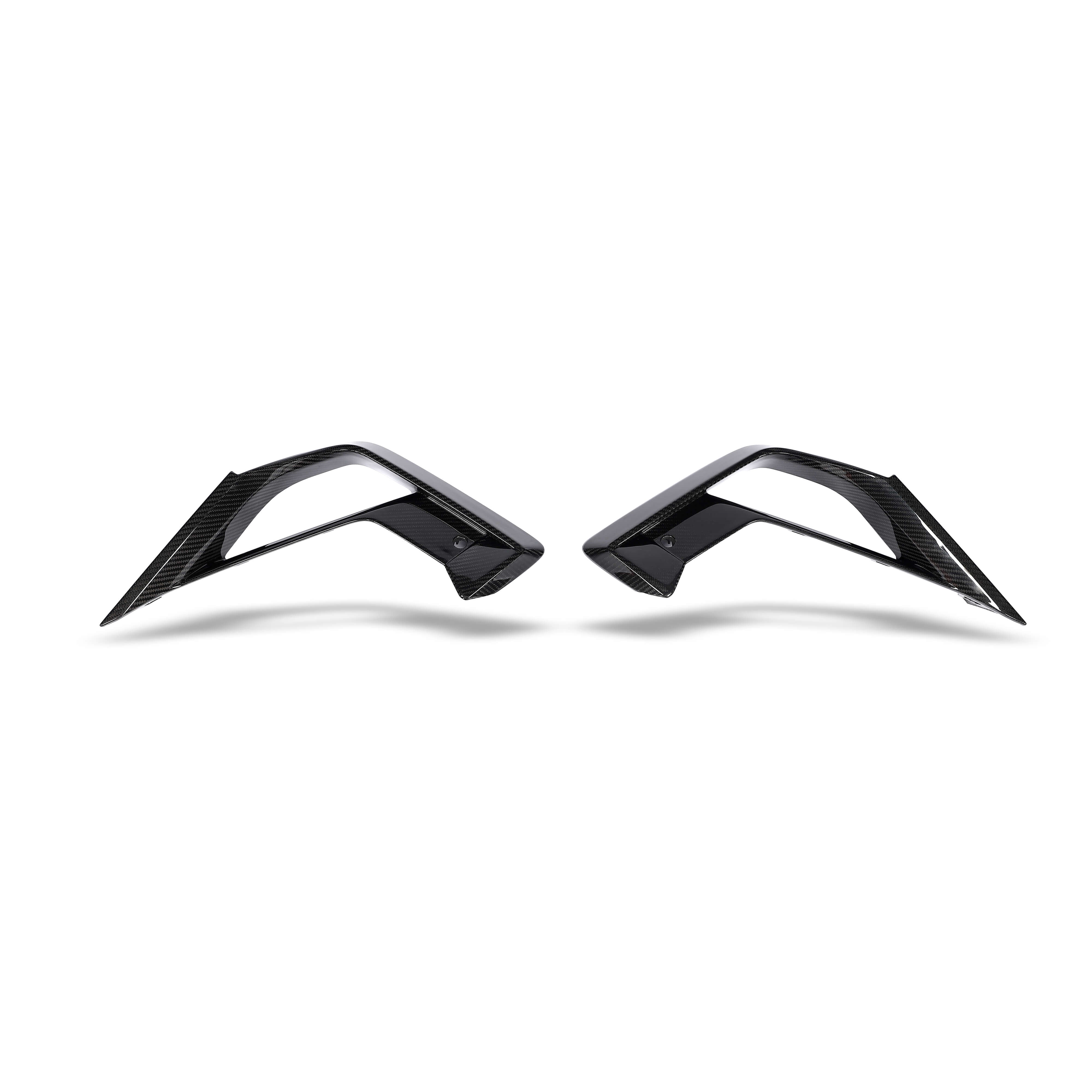 RevoZport Carbon Fiber Bumper Air Intake Covers Compatible With BMW X4M F98 LCI