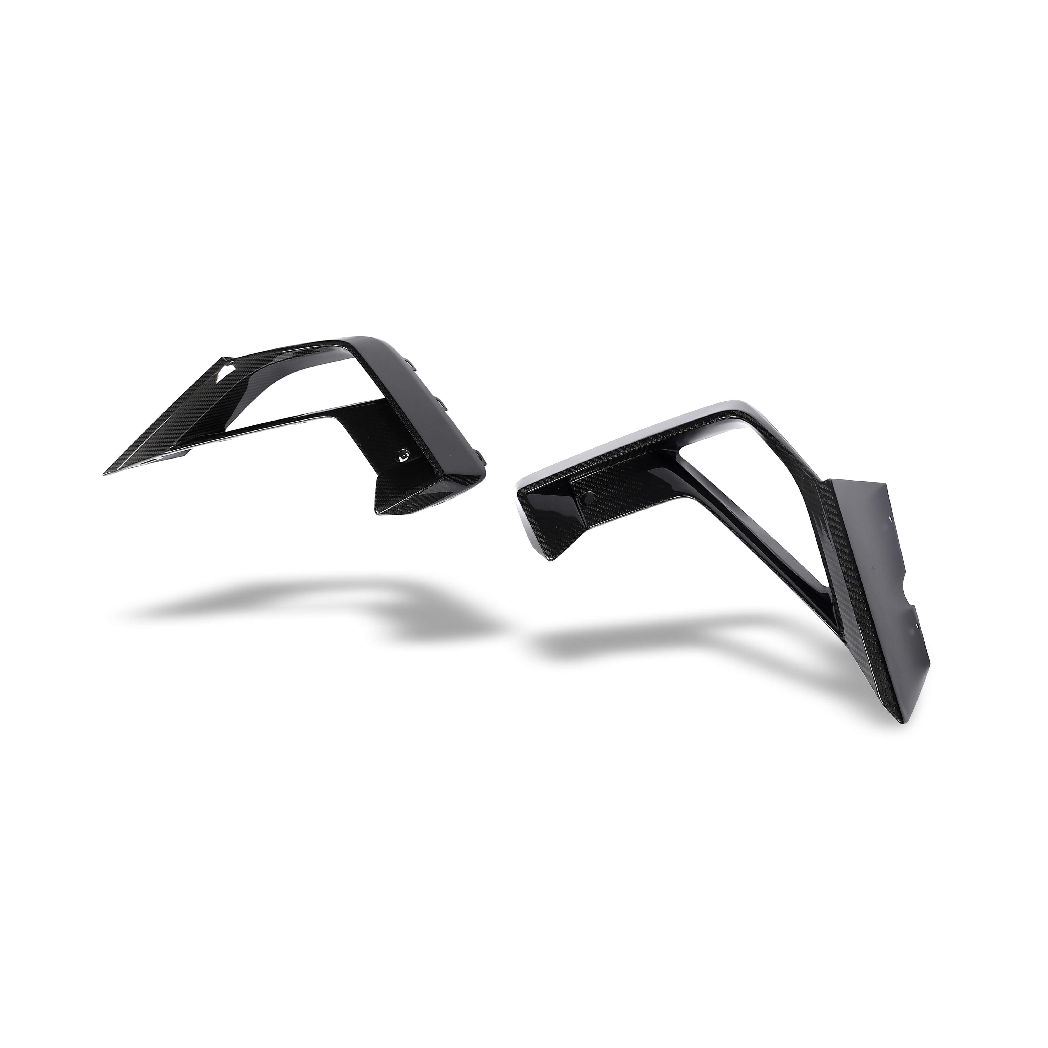 RevoZport Carbon Fiber Front Bumper Air Intake Covers Compatible With BMW X3M F97 LCI