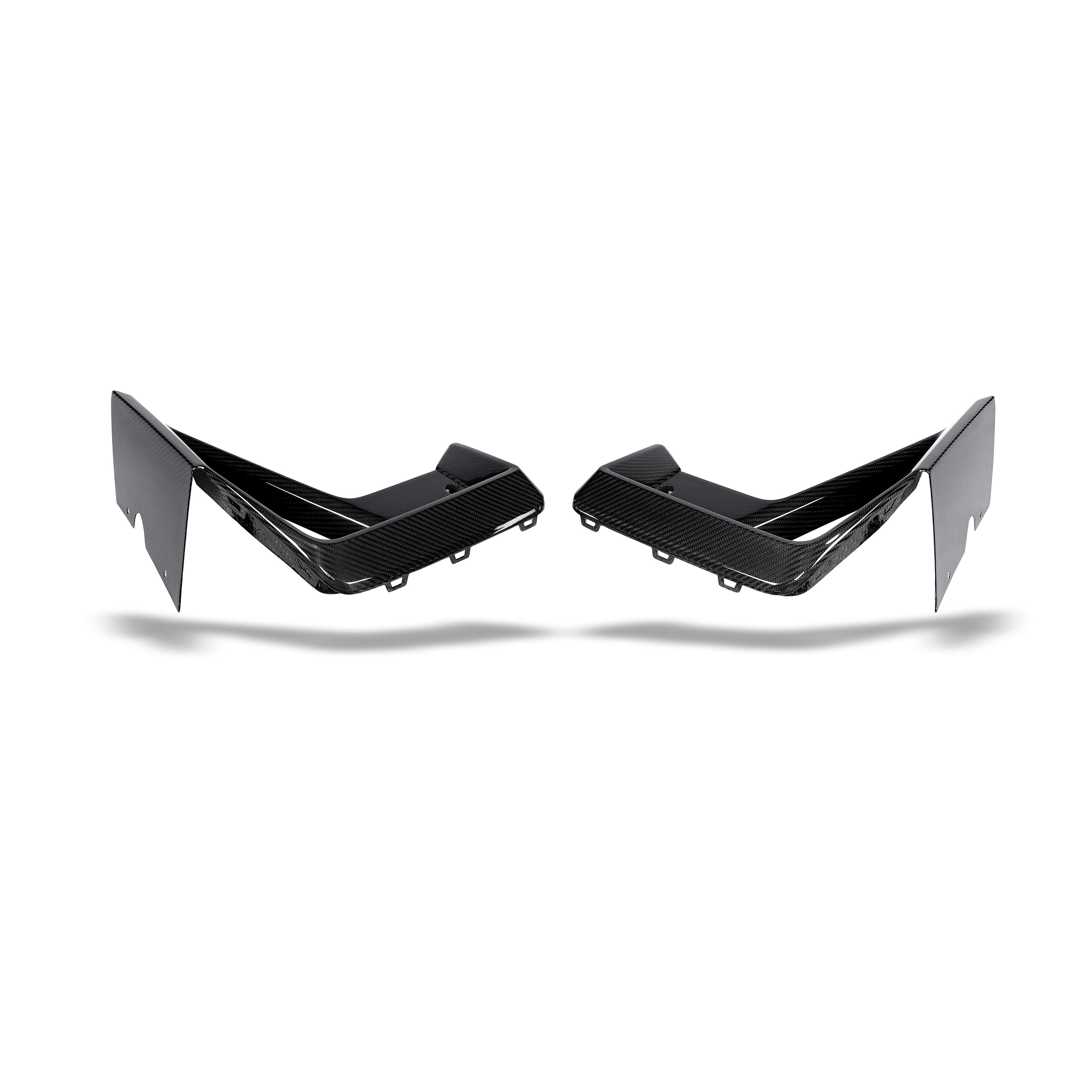 RevoZport Carbon Fiber Bumper Air Intake Covers Compatible With BMW X4M F98 LCI