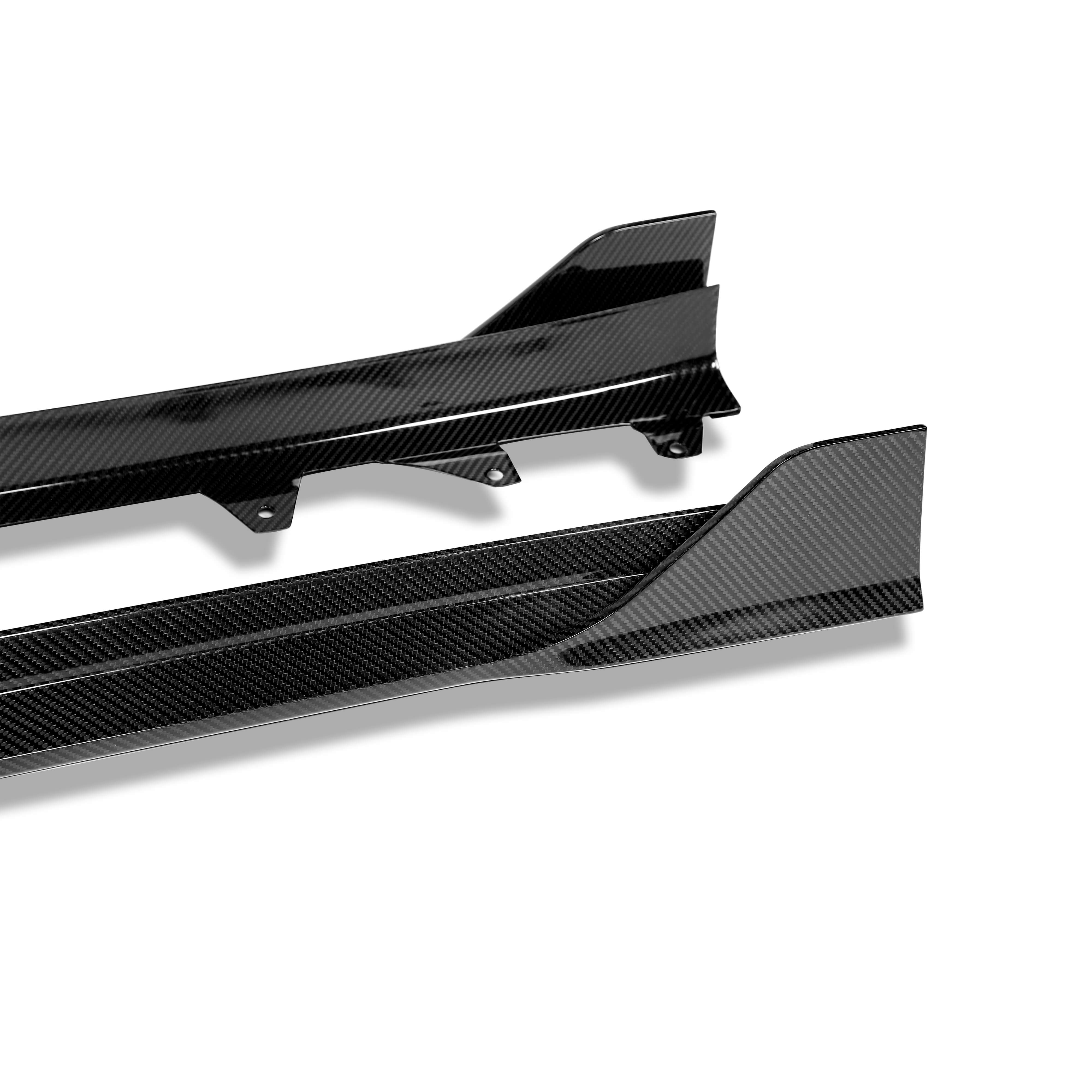 RevoZport Carbon Fiber Side Skirts Compatible With BMW X4M F98 LCI