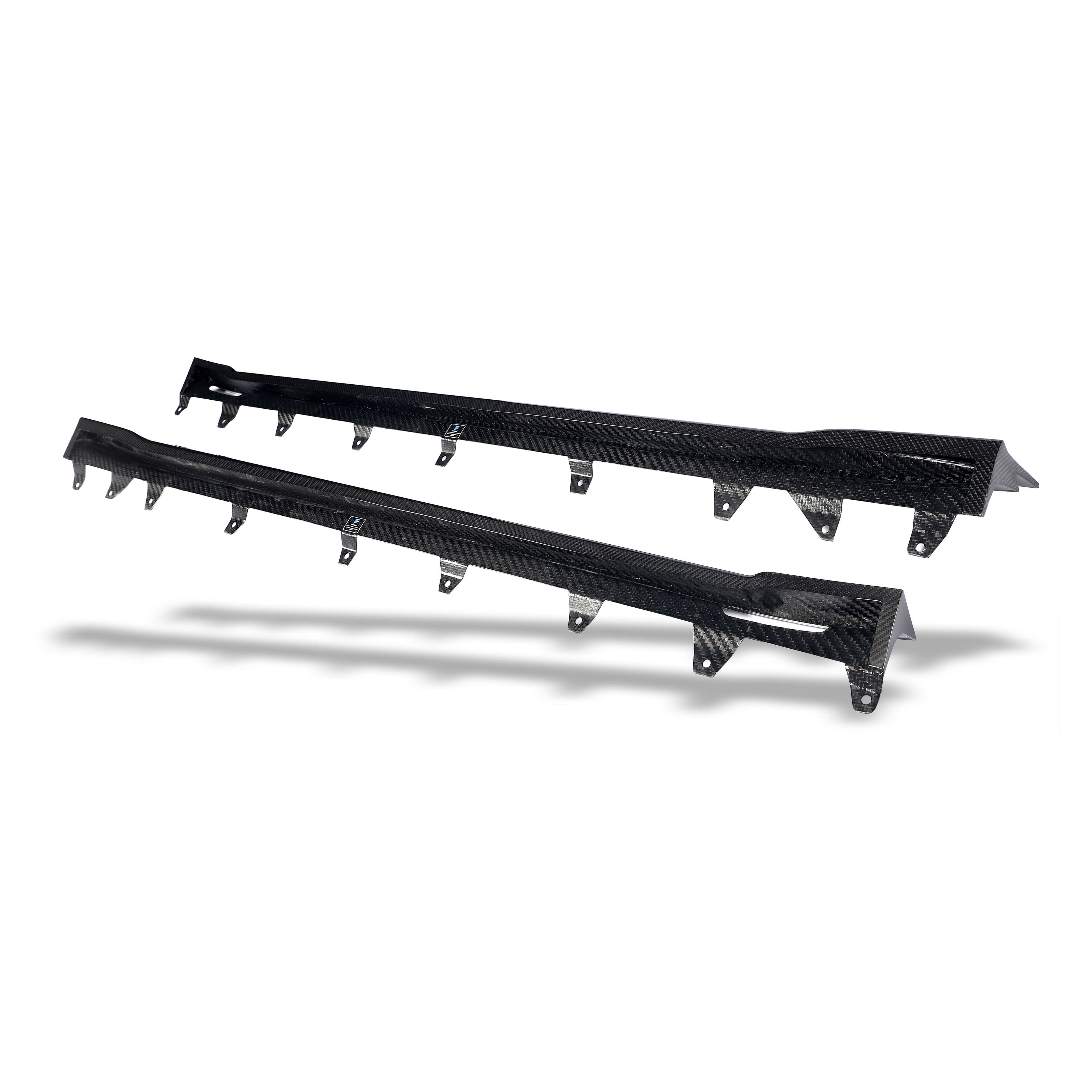 RevoZport Carbon Fiber Side Skirts Compatible With BMW X3M F97 LCI