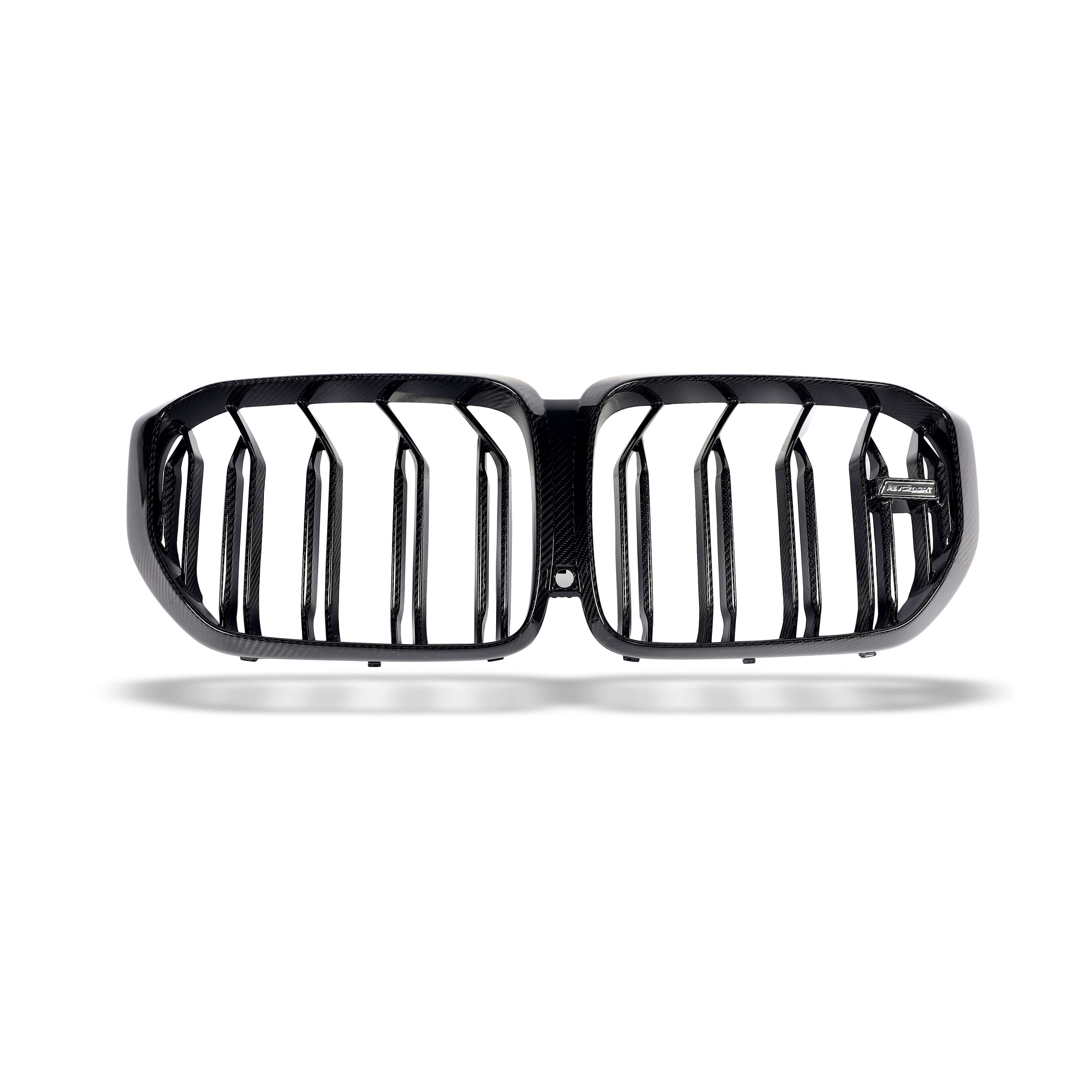RevoZport Carbon Fiber Front Grill Compatible With BMW X5M F95 PRE LCI