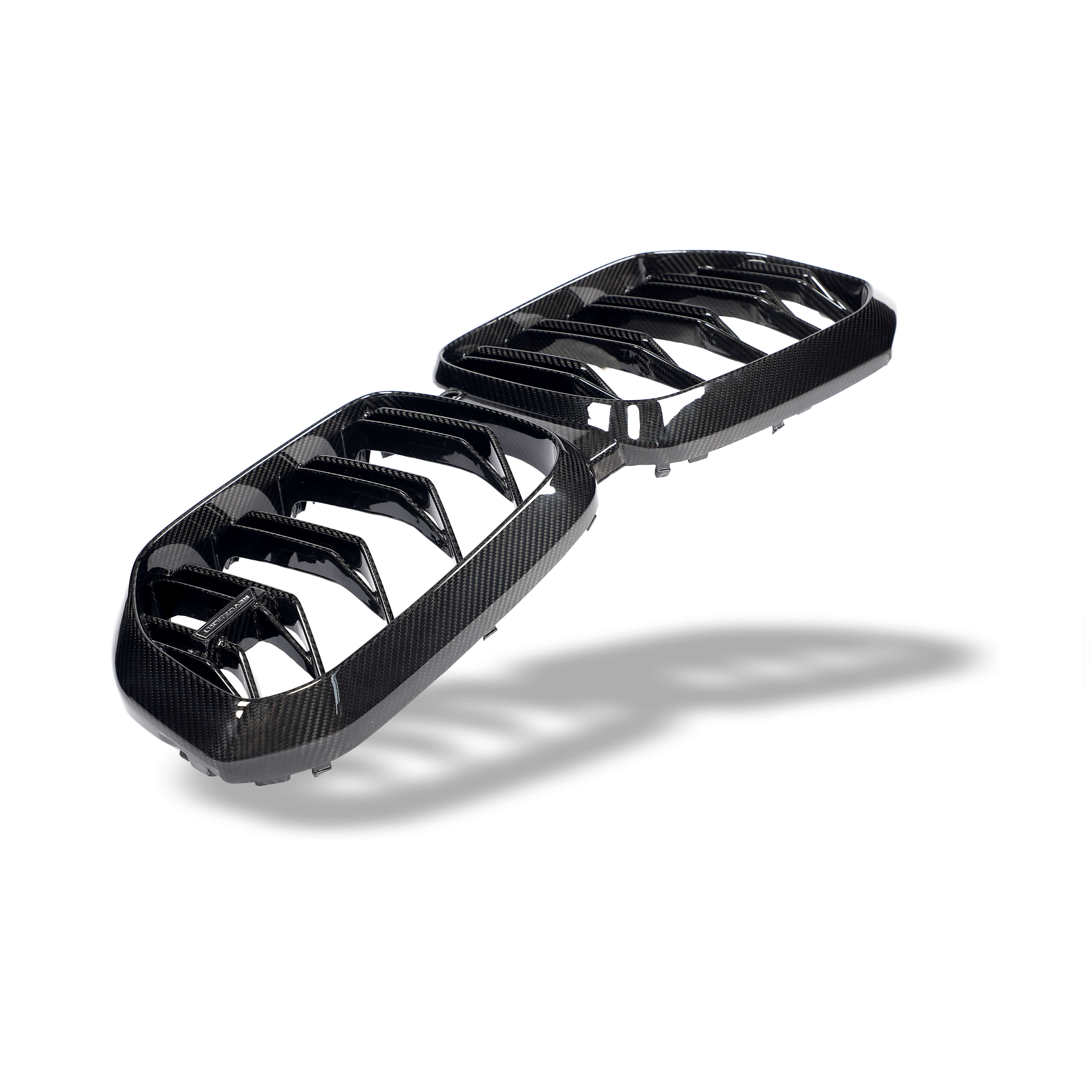RevoZport Carbon Fiber Front Grill Compatible With BMW X5M F95 PRE LCI