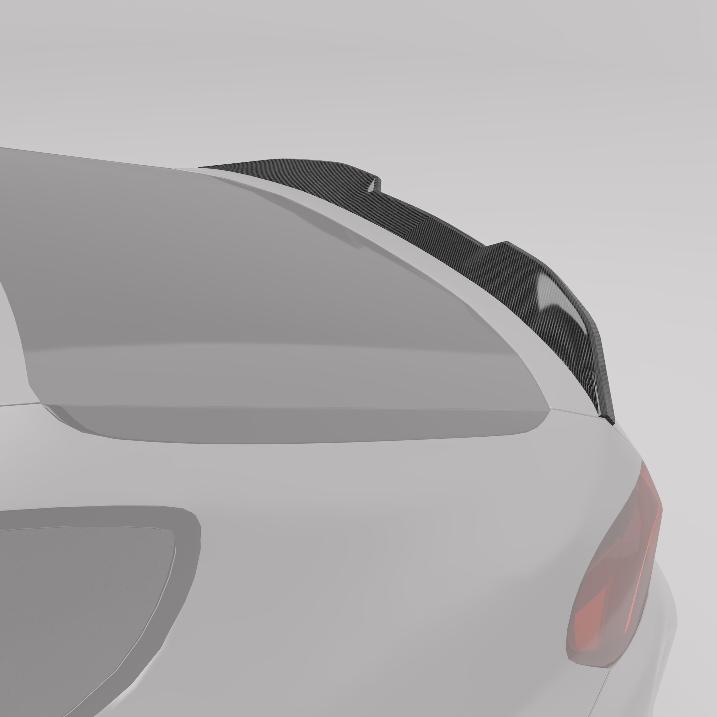 RevoZport Carbon Fiber Spoiler Compatible With BMW X6M F96 LCI