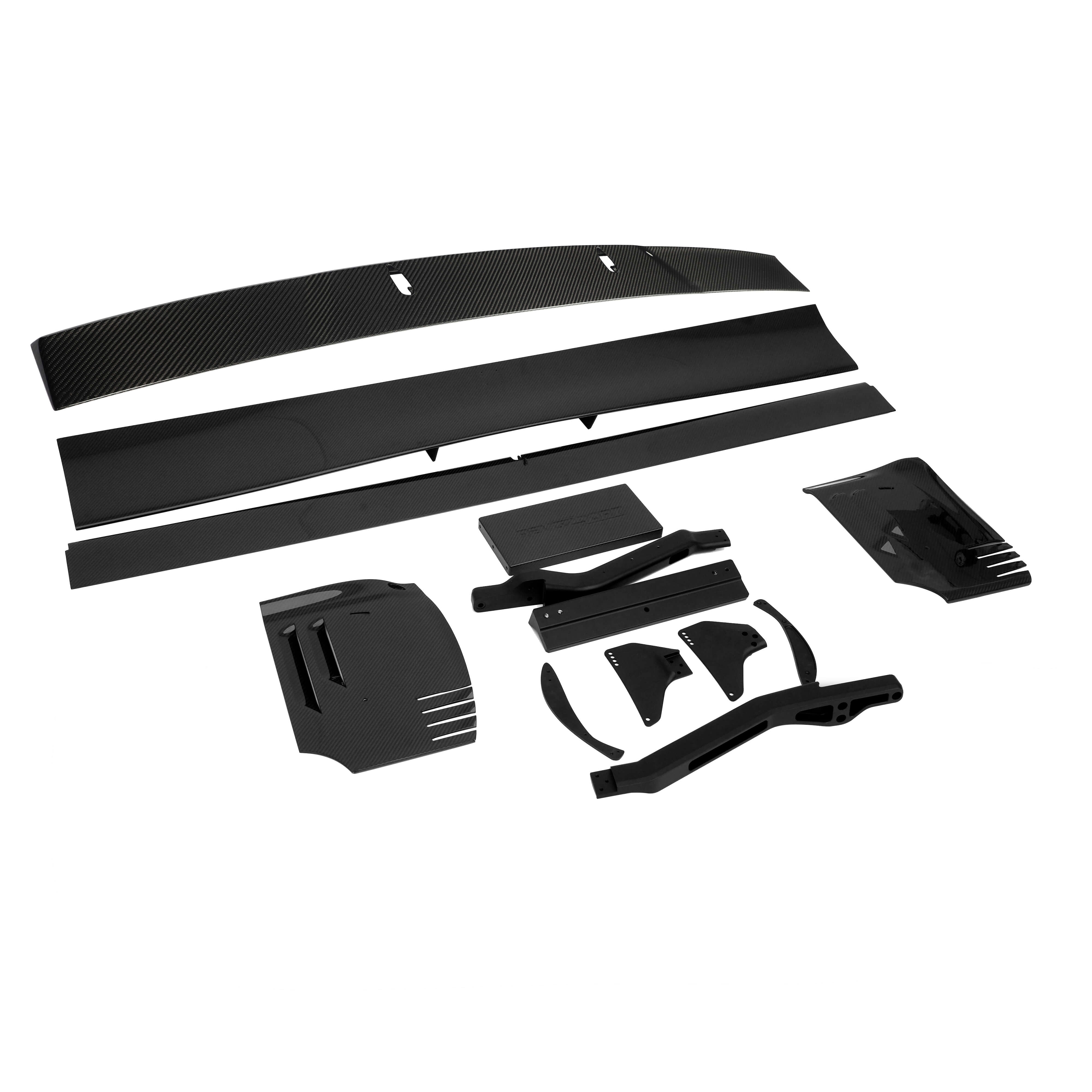 RevoZport Carbon Fiber Rear Spoiler Compatible With Corvette C6