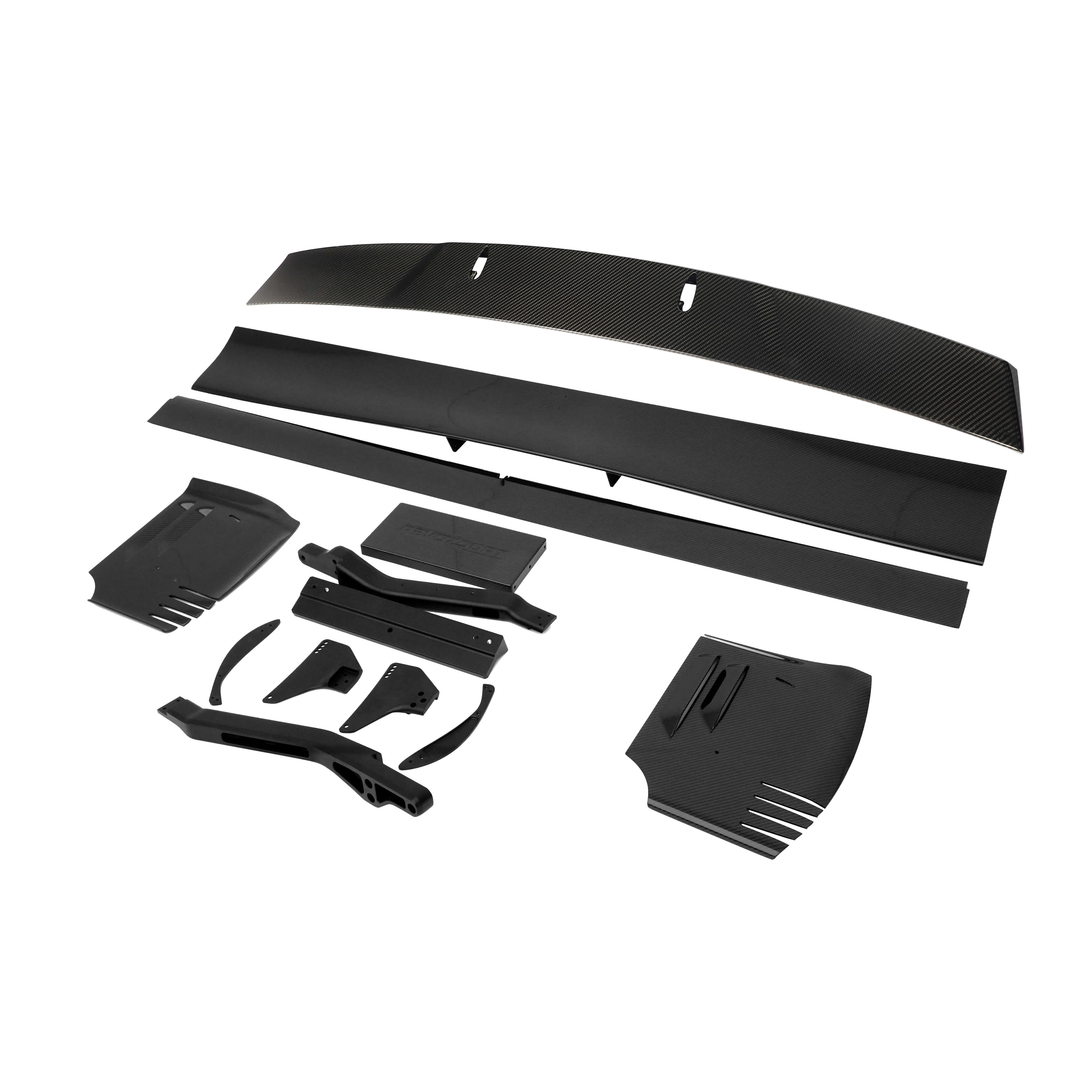 RevoZport Carbon Fiber Rear Spoiler Compatible With Corvette C6