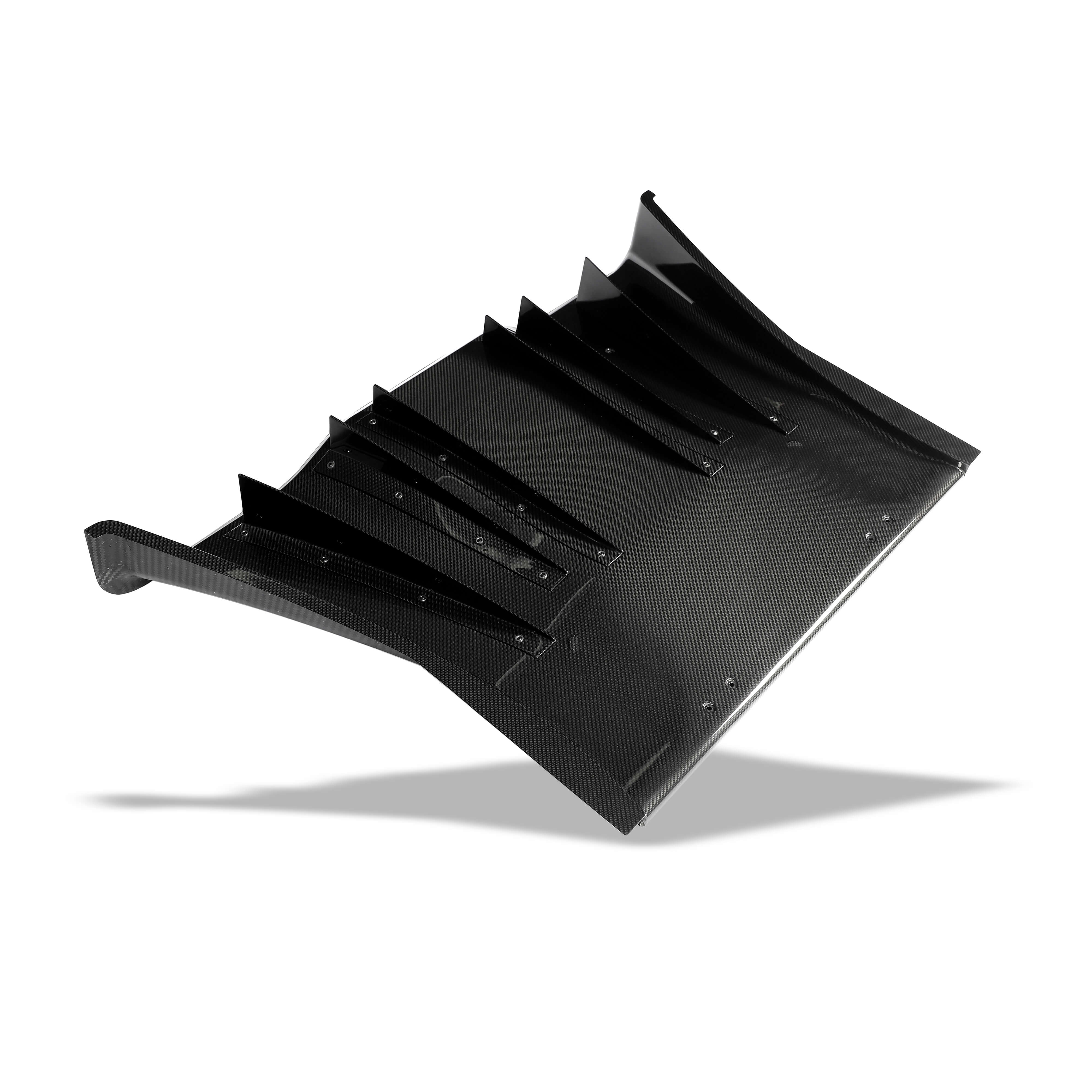 RevoZport Carbon Fiber Rear Diffuser Compatible With Corvette C6
