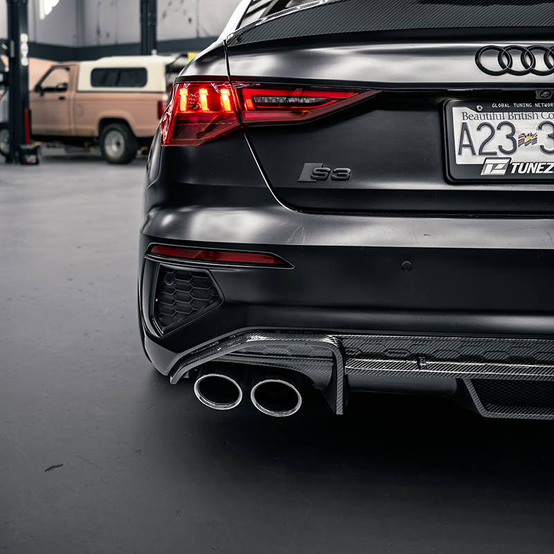 SV1 Carbon Fiber Rear Diffuser Compatible With Audi A3/S3 (8Y)